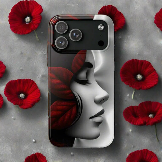 Whispered Grace Phone Case for iPhone 7-17 and Samsung Galaxy S21-S25 Models - KarArmDesign