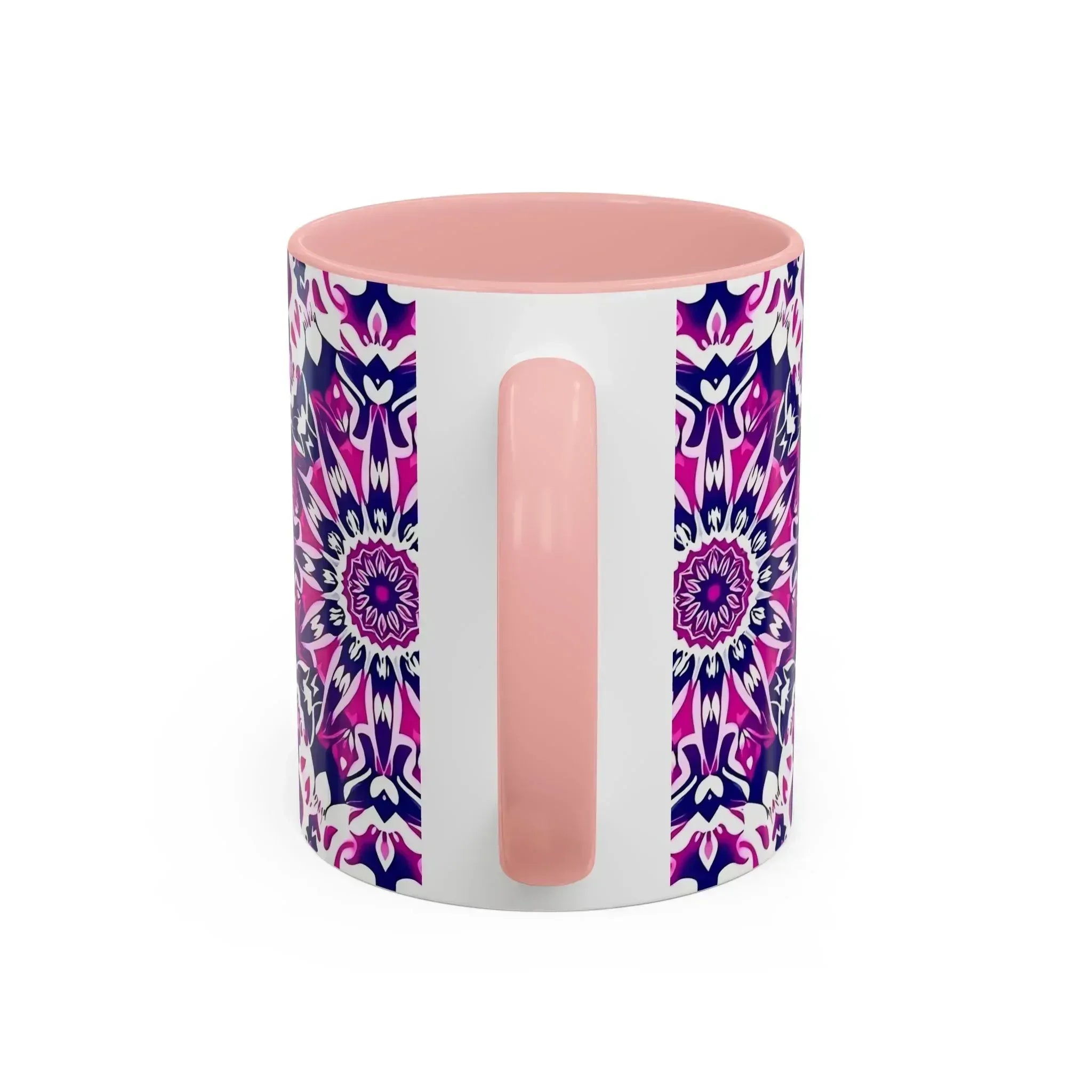 Vibrant Mandala Burst Ceramic Coffee Mug -11 & 15oz - KARARMDESIGN