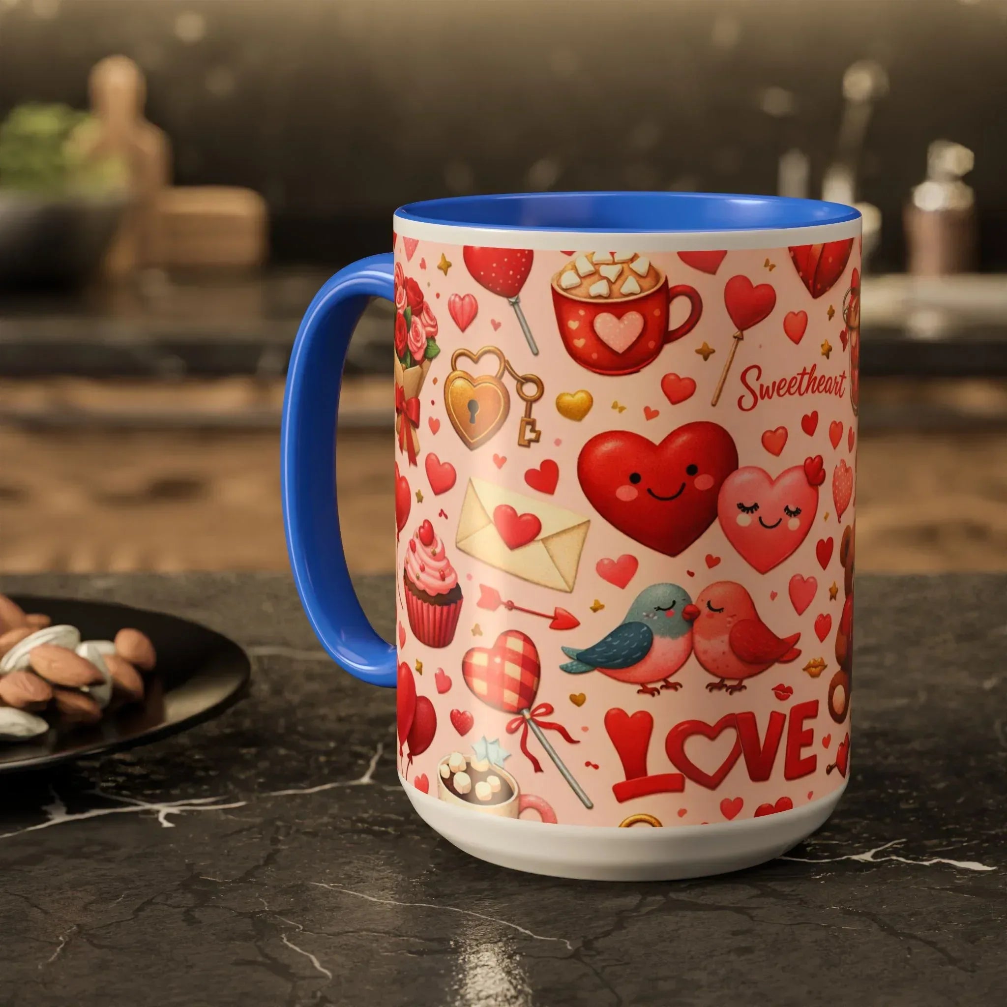 Sweetheart Love Mug - Colorful Mugs (11oz, 15oz) - KARARMDESIGN