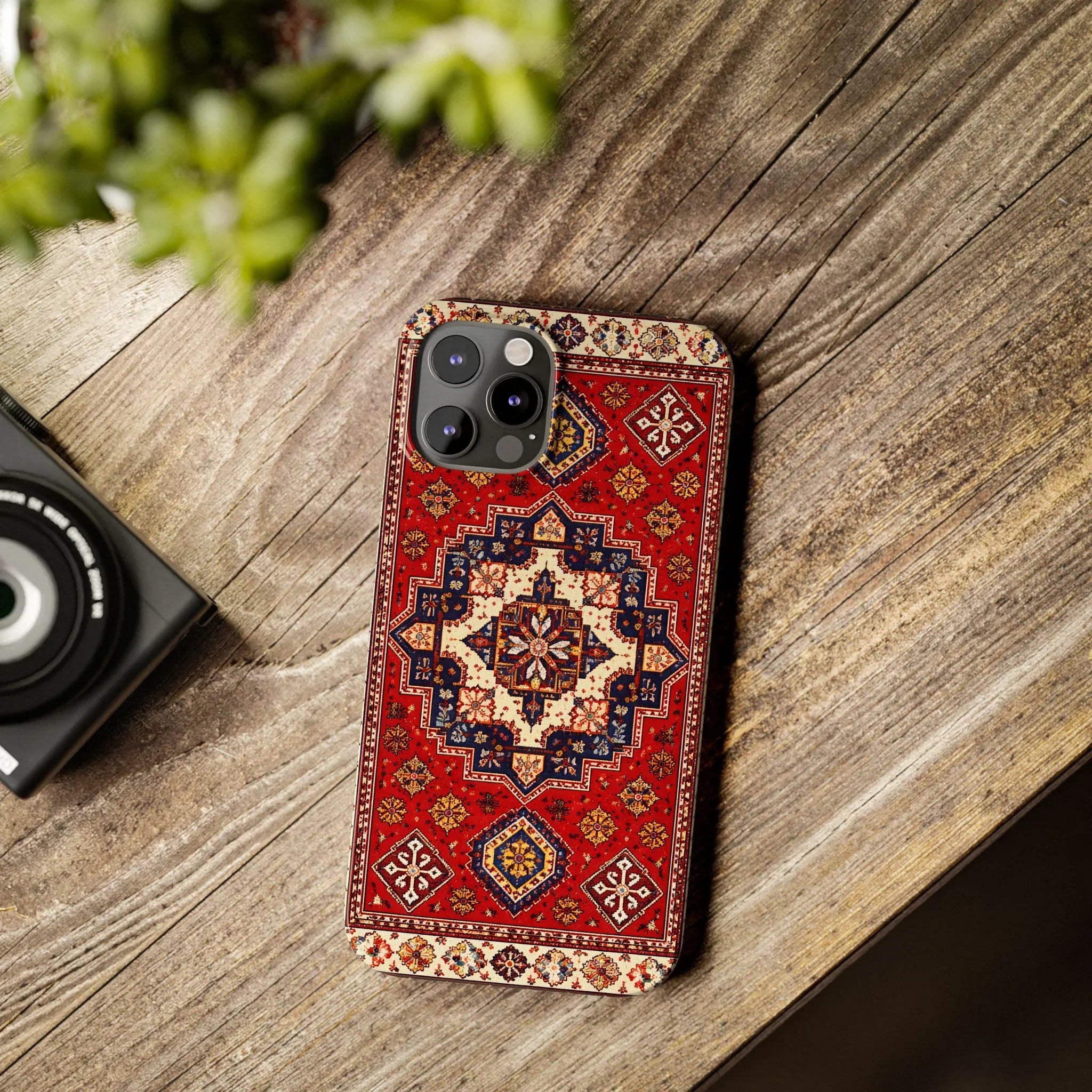 Armenian Carpet Pattern Phone Case for iPhone 11-16 - KARARMDESIGN