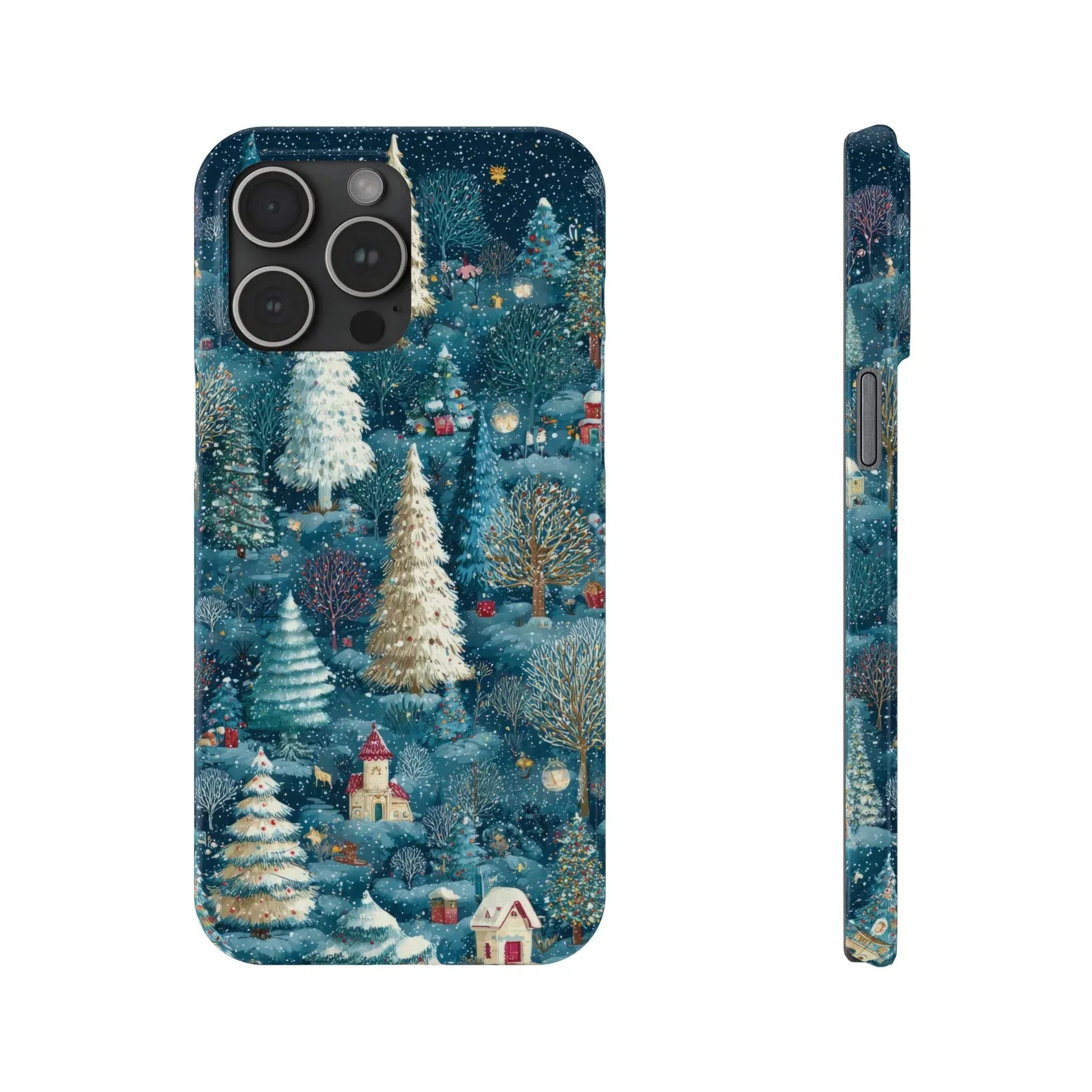 Frosty Forest Phone Case for iPhone 11-17 - KARARMDESIGN