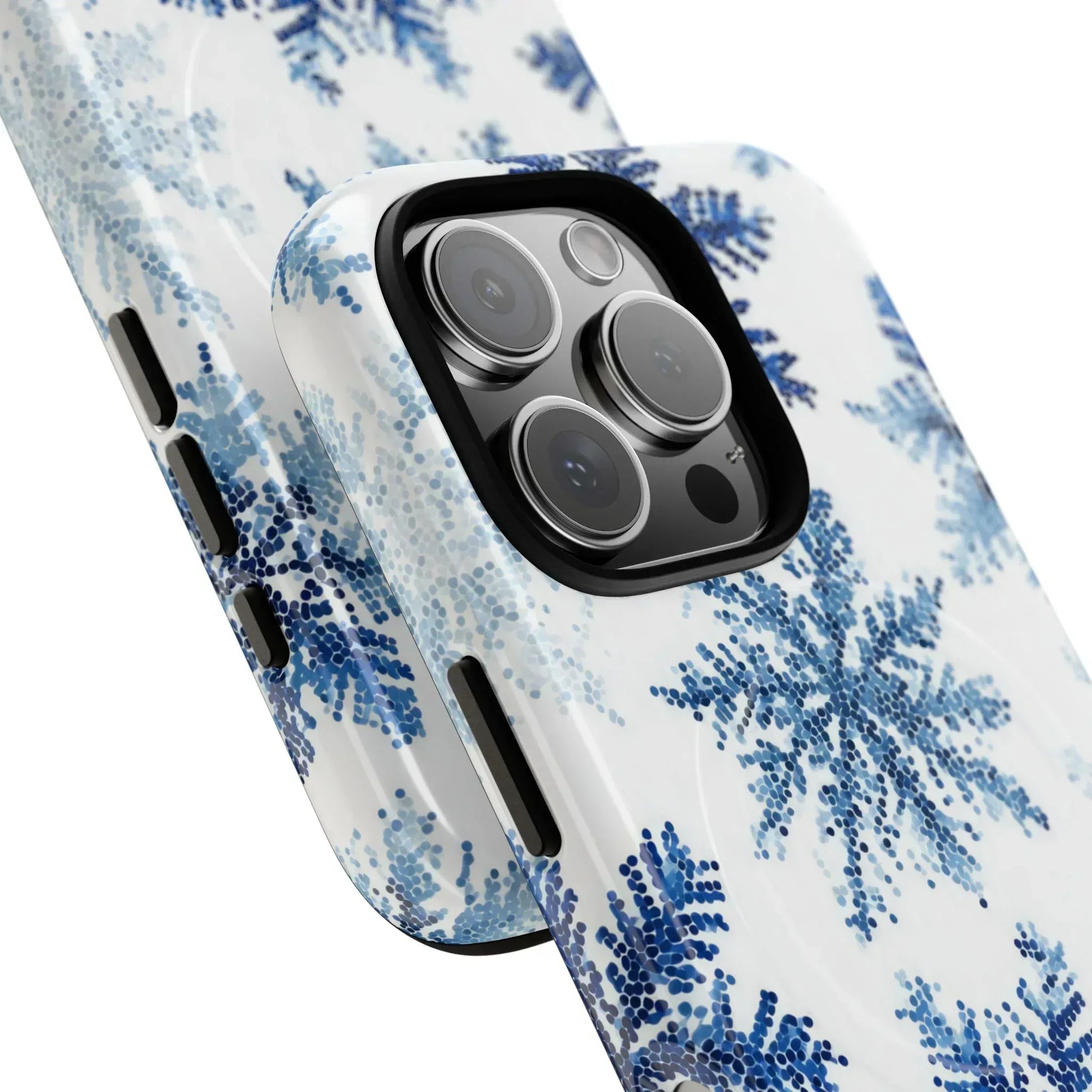 Snowflake Elegance Phone Case for iPhone 13-17 - KARARMDESIGN