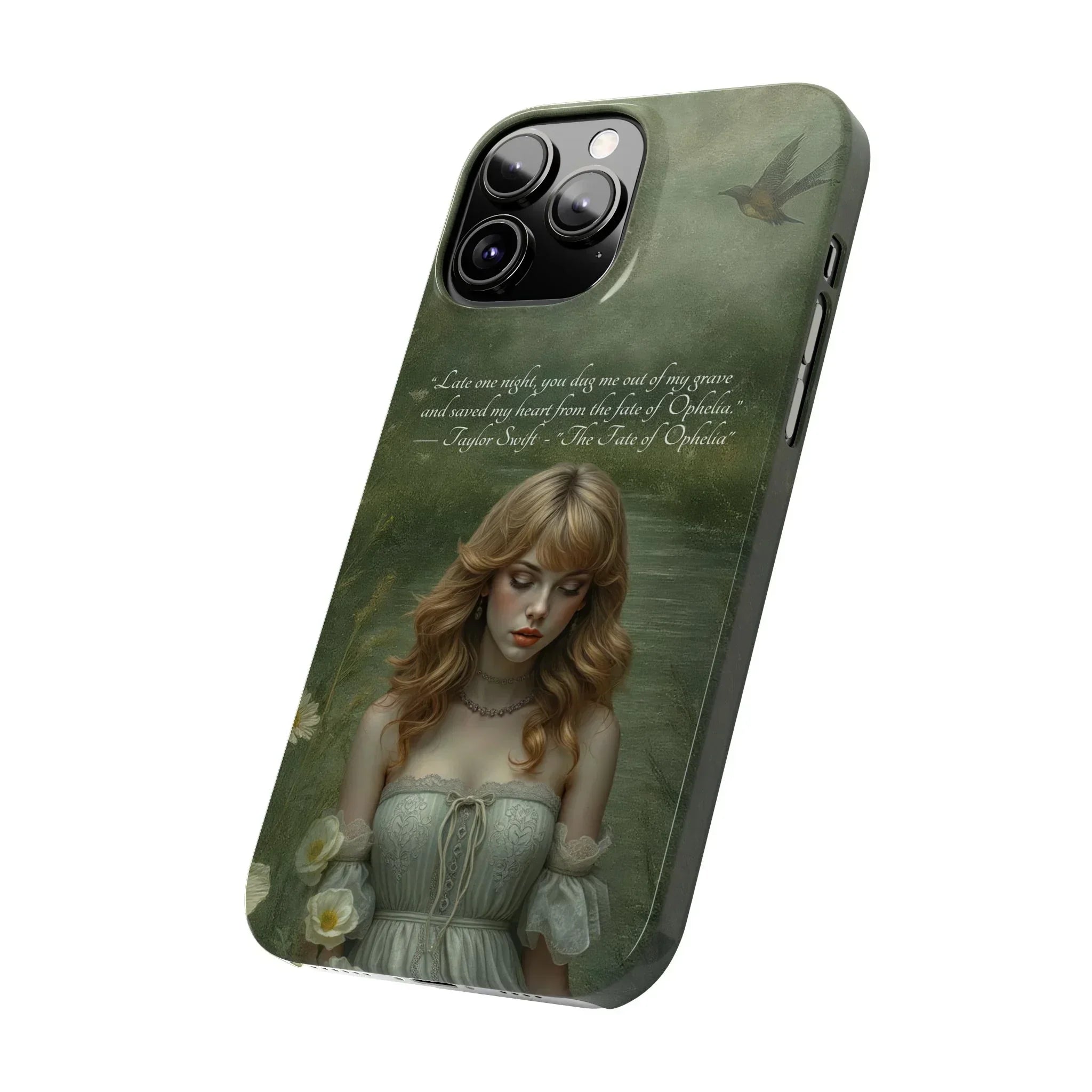 "Melancholic Ophelia" Phone Case for iPhone 11-17 Models - KARARMDESIGN