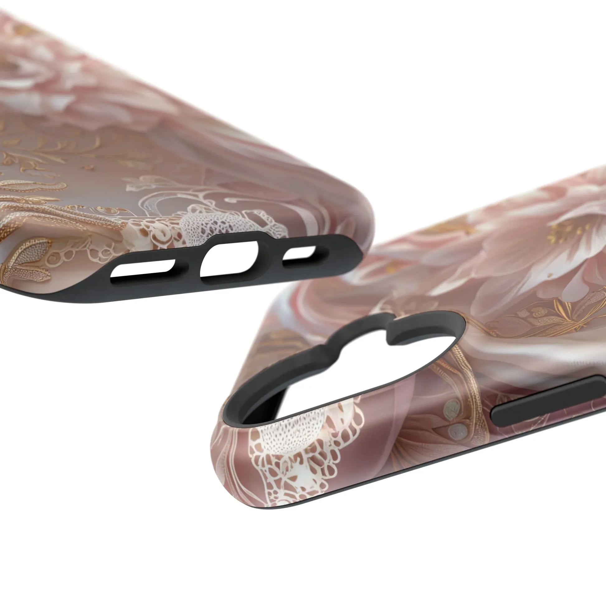 Elegant Floral Phone Case for iPhone 11-17 and Samsung Galaxy S21-S22 - KARARMDESIGN