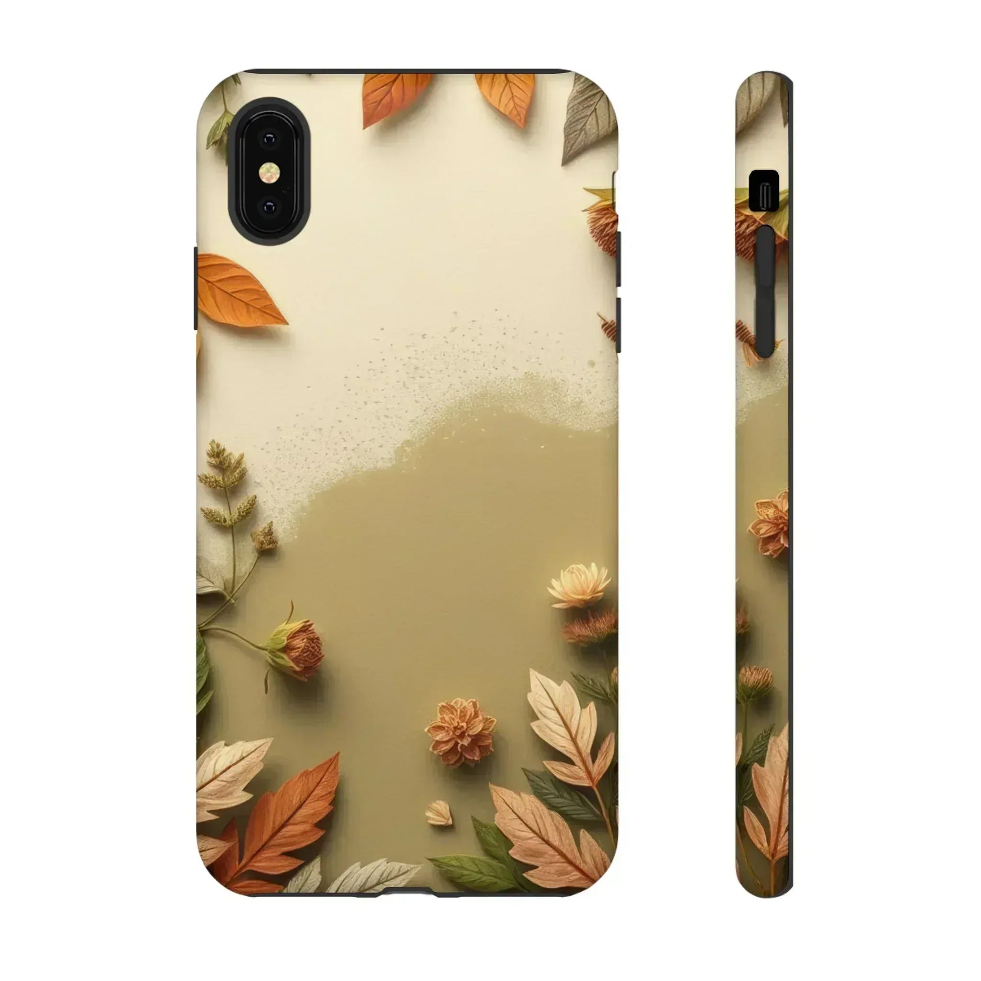 Autumn Leaves Phone Case for iPhone 8–16 and Galaxy S10–S25 - KARARMDESIGN