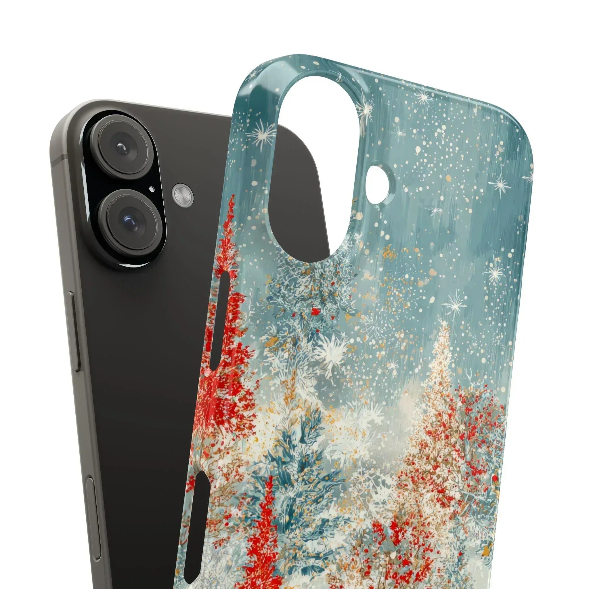Snowy Forest Phone Case for iPhone 11-17 - KARARMDESIGN