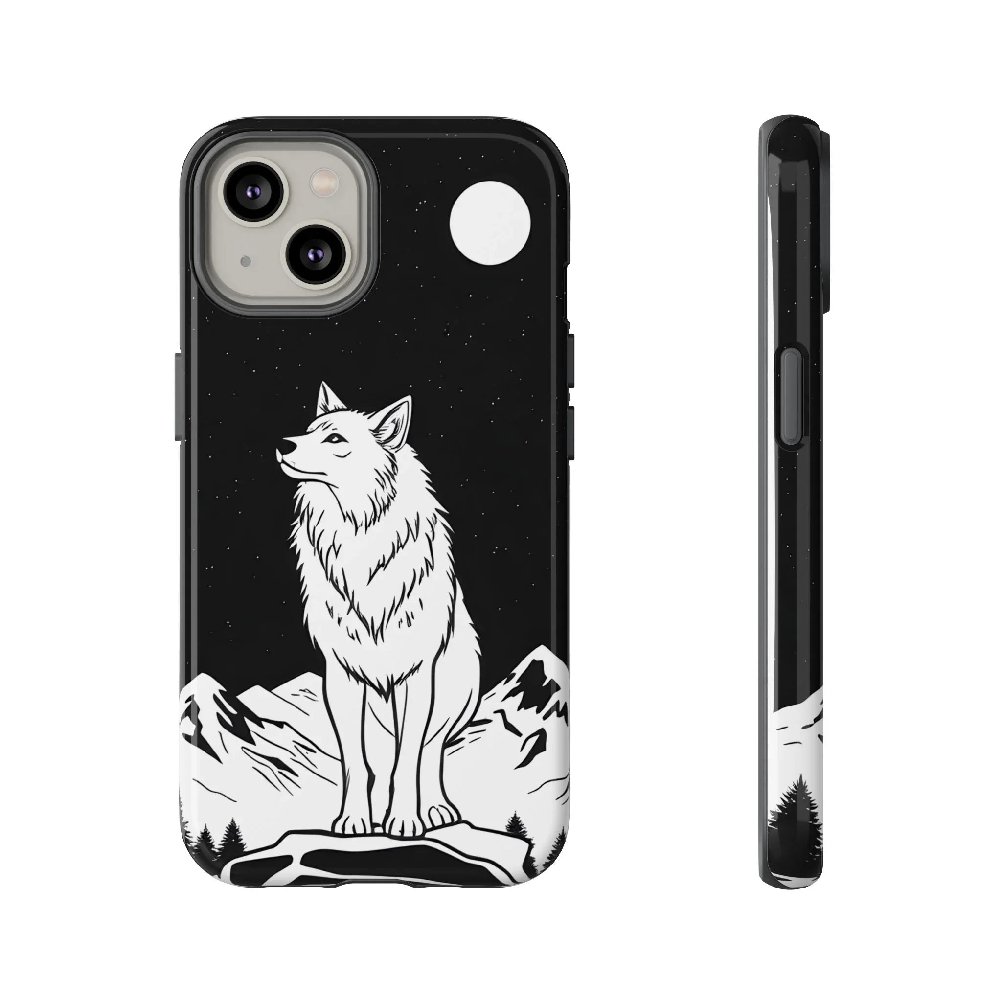 Majestic Wolf Phone Case for iPhone and Galaxy - KARARMDESIGN