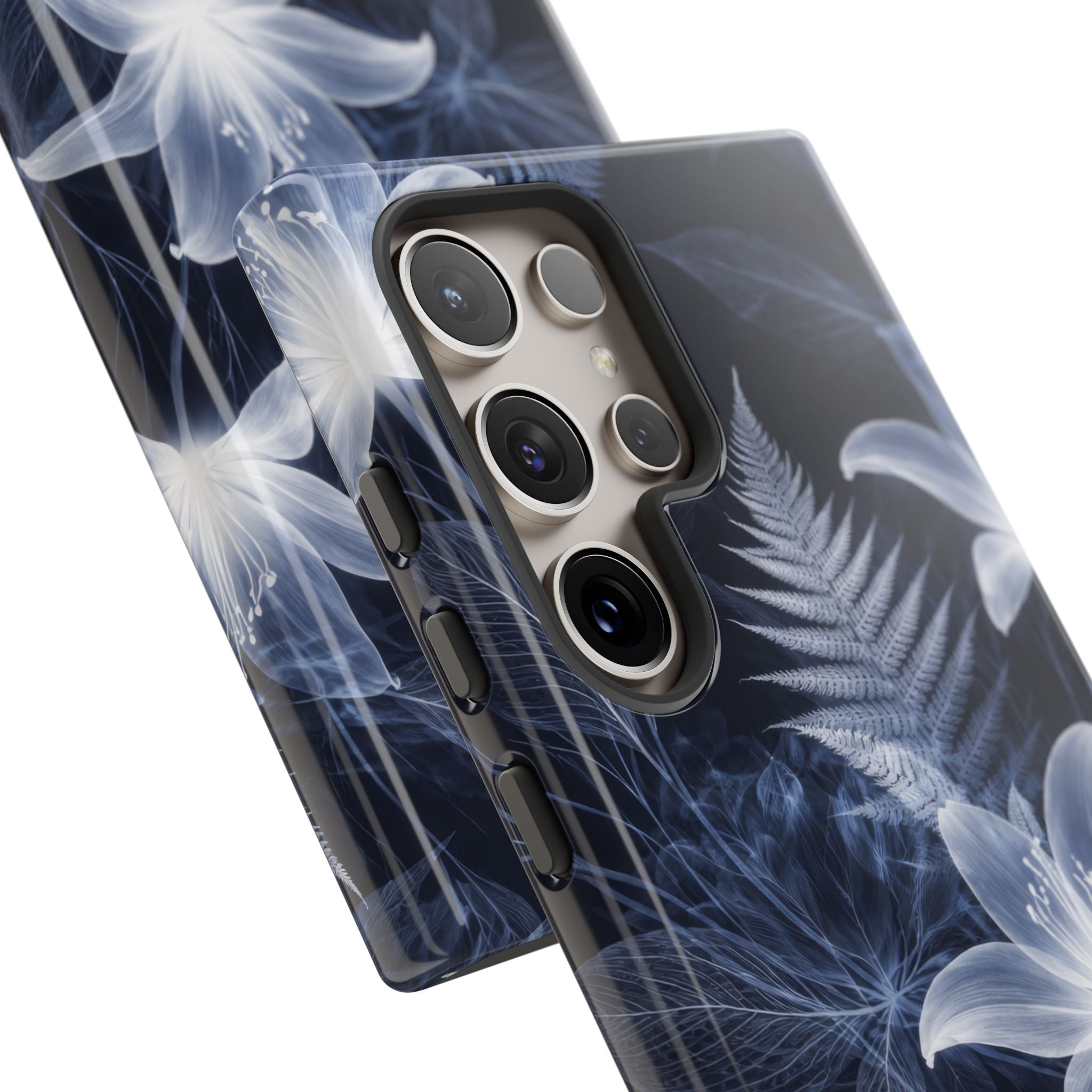 Moonlight Garden Phone Case for iPhone 11-17 and Galaxy S20-S26