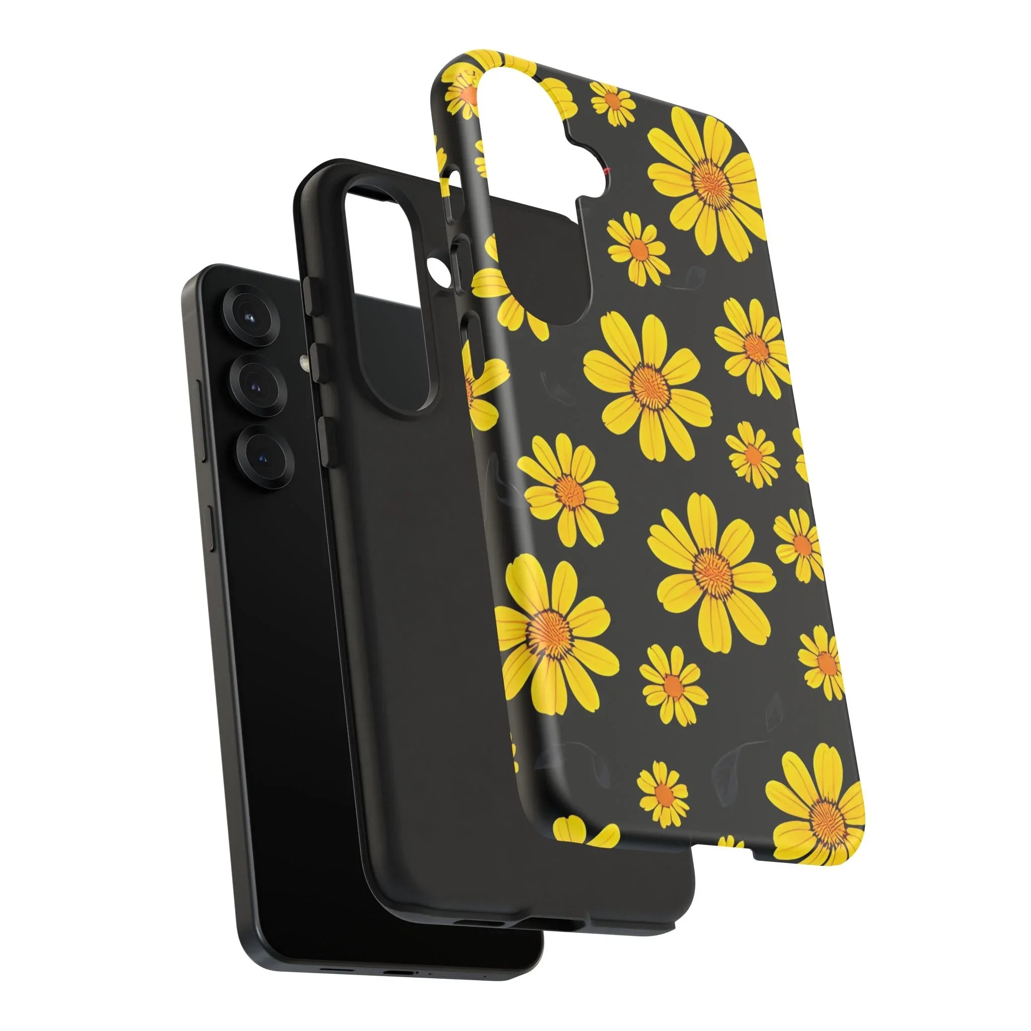 Elegant Floral Phone Case for Samsung Galaxy S20-S25 - KARARMDESIGN