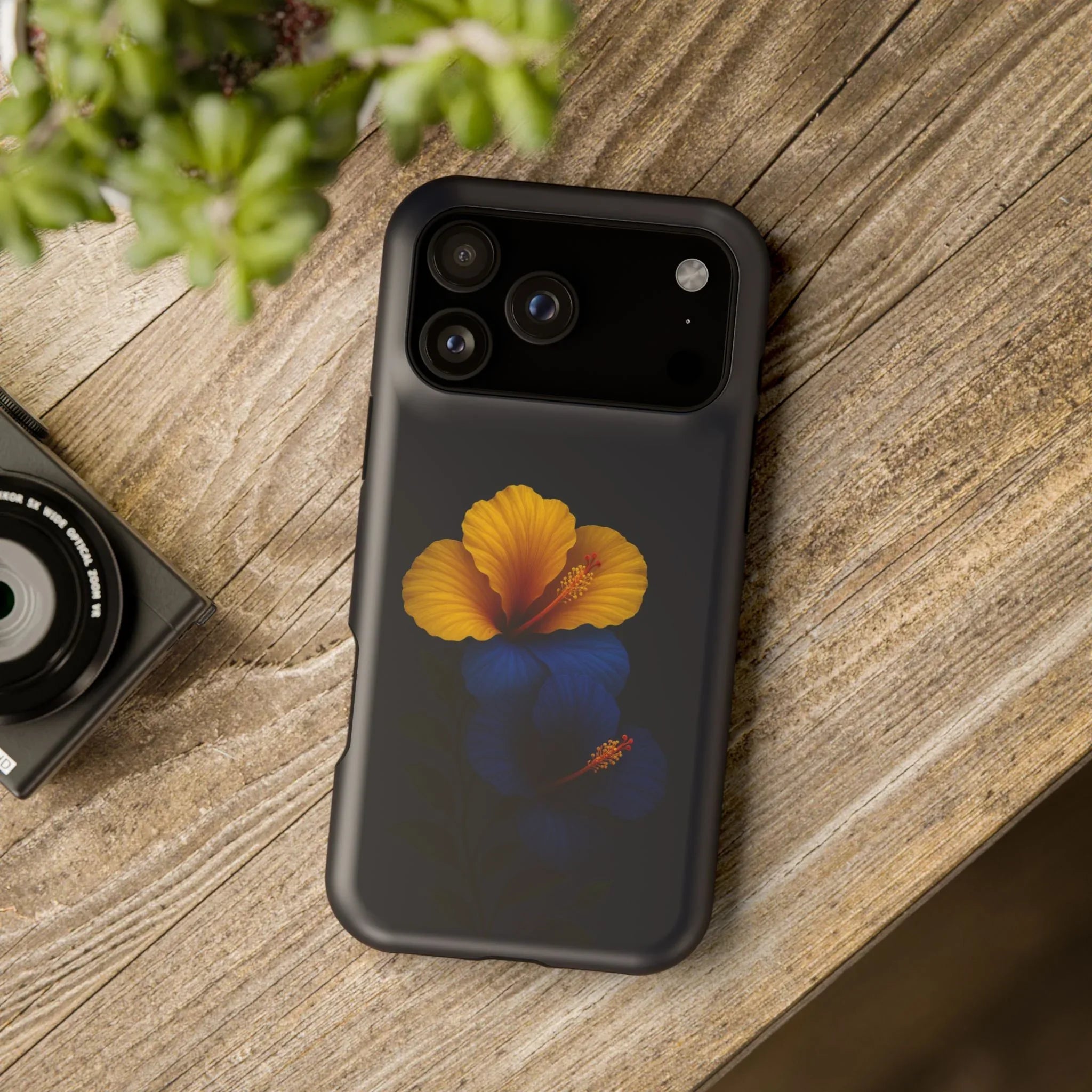 Elegant Hibiscus Phone Case for iPhone 11-17 and Galaxy S21-S22 - KARARMDESIGN