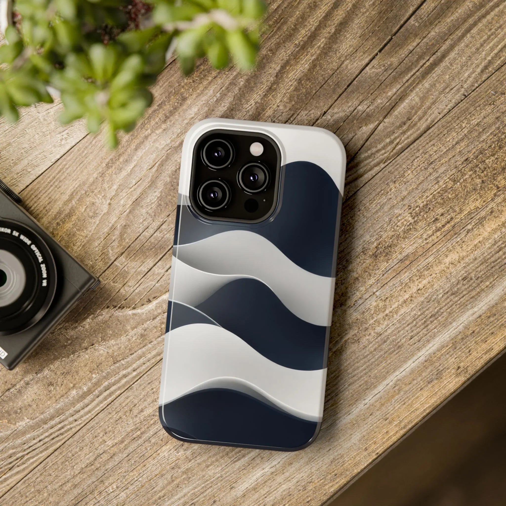Ocean Flow Phone Case for iPhone 11-17 and Galaxy S21-S22 - KARARMDESIGN