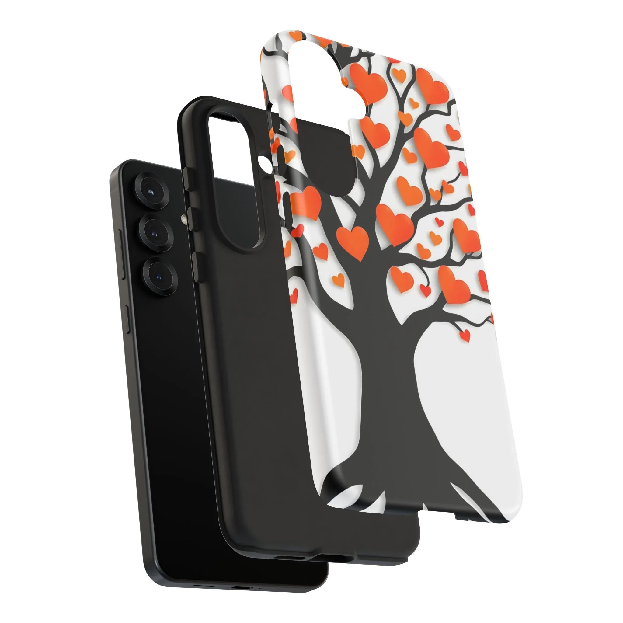 Heart Design Phone Case for iPhone 11–17 and Galaxy S20–S25 - KARARMDESIGN