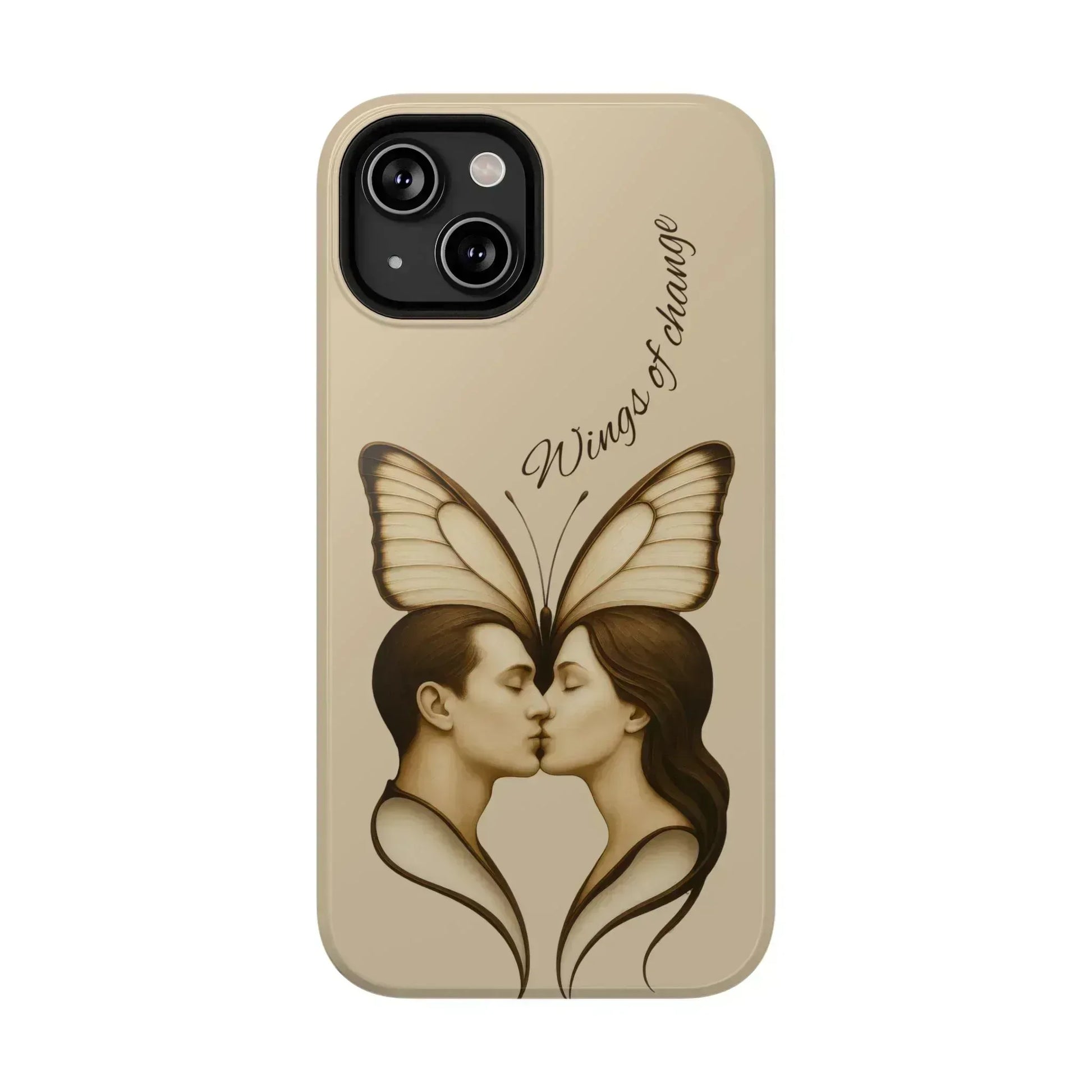 Romantic Butterfly Couple Phone Case for iPhone 12-16 and Galaxy S21-S22 - KARARMDESIGN