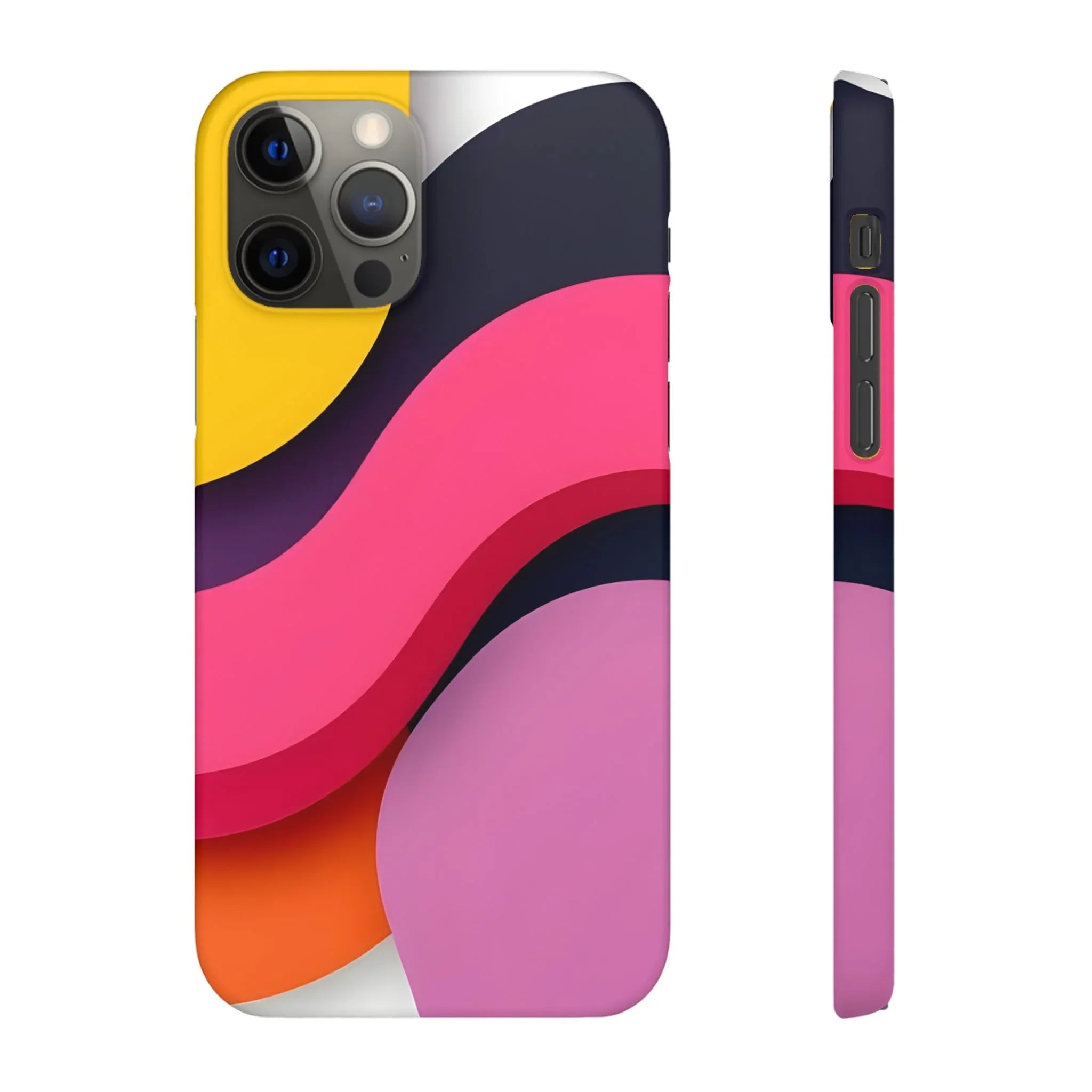 Abstract Phone Case for iPhone 11-17 and Galaxy S20-S25 - KARARMDESIGN