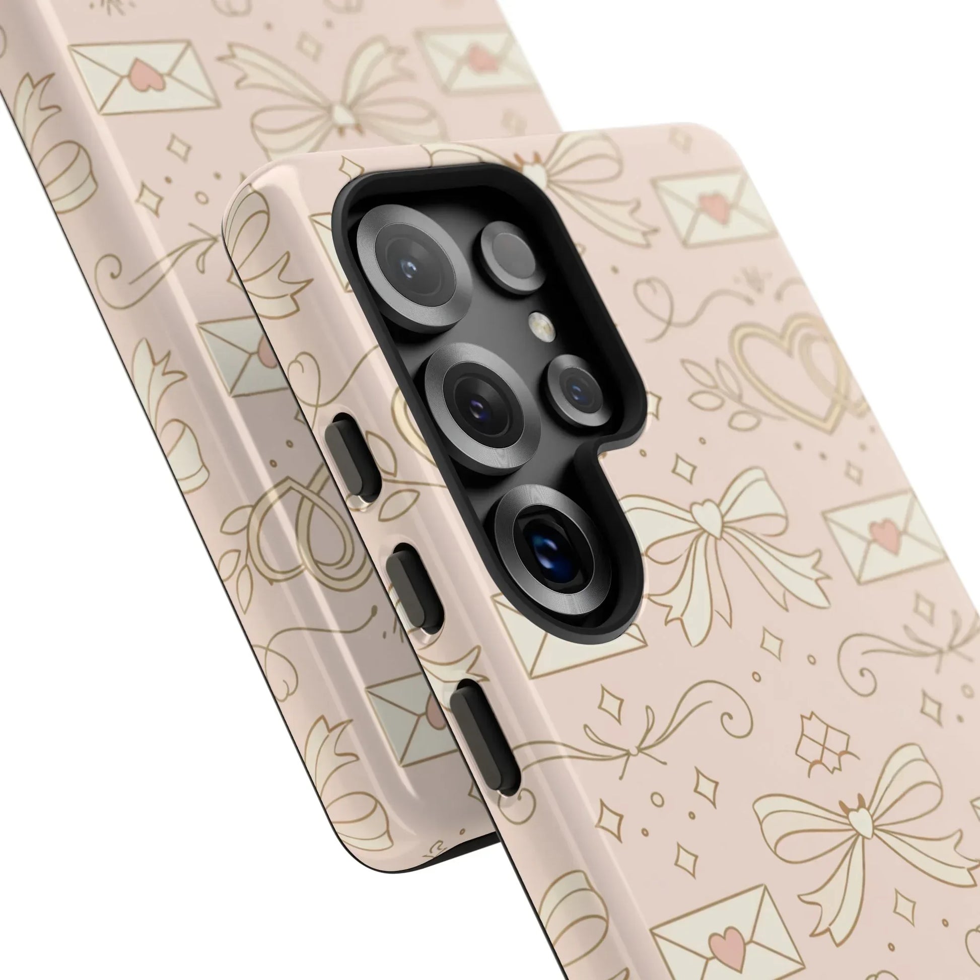 Sweet Romance Tough Phone Case for iPhone 11–17 & Galaxy S10–S25 - KARARMDESIGN
