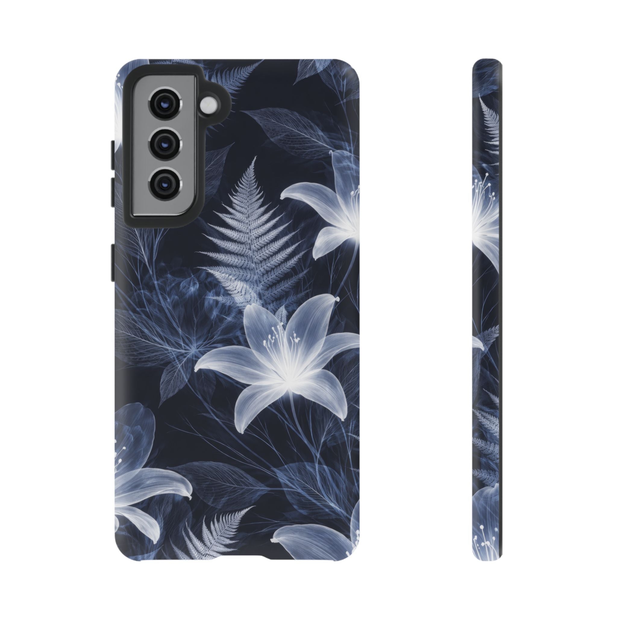 Moonlight Garden Phone Case for iPhone 11-17 and Galaxy S20-S26