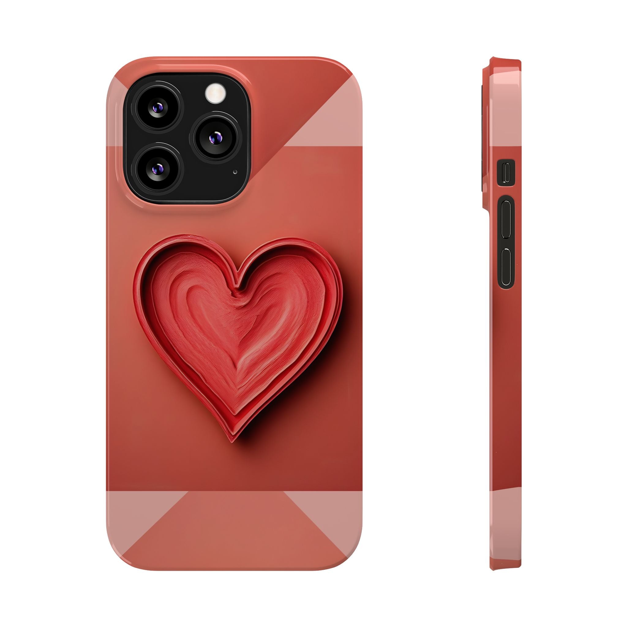 Heart Design Phone Case for iPhone 11–17