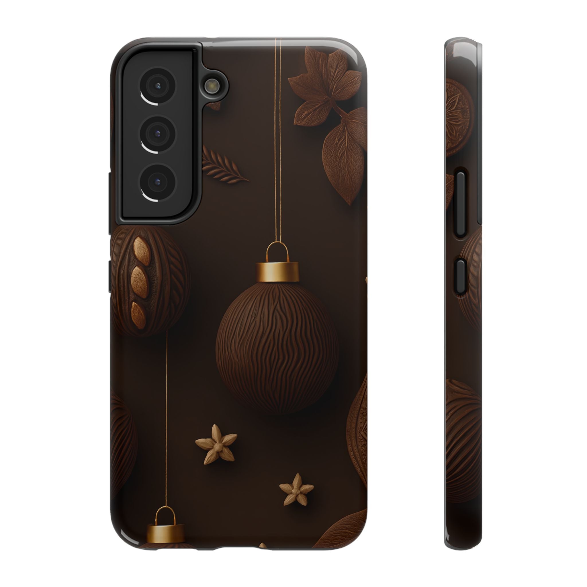Chocolate Ornaments Phone Case for iPhone 11-17 and Galaxy S22-S26