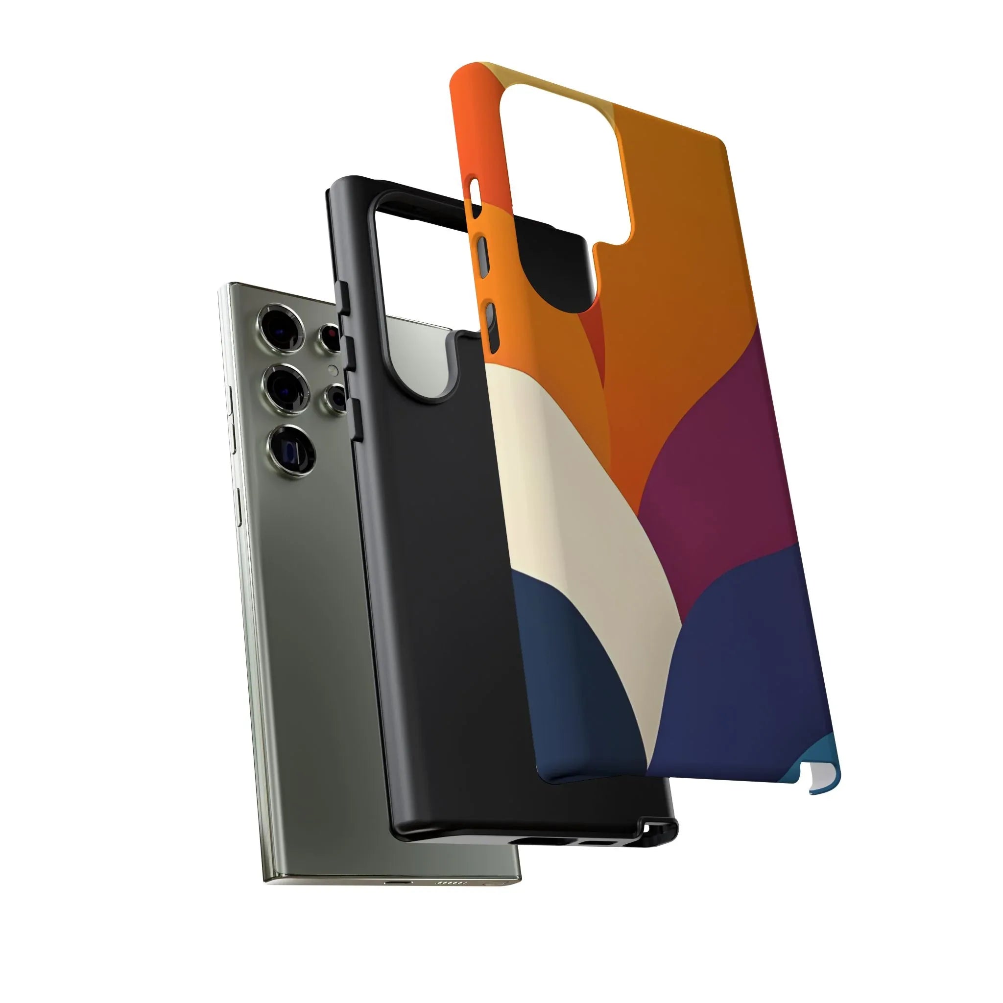 Vibrant Abstract Design Phone Case for iPhone and Galaxy - KARARMDESIGN