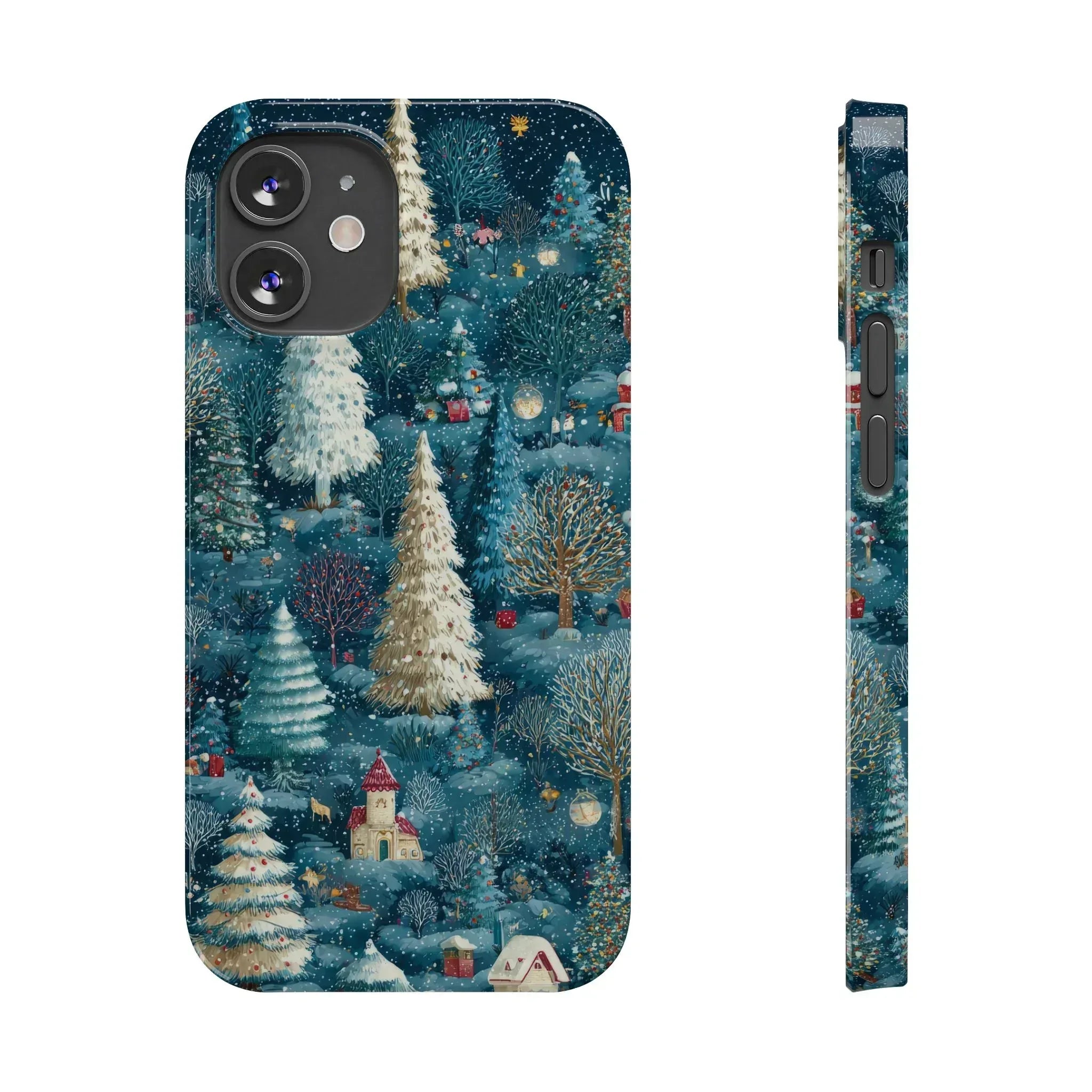 Frosty Forest Phone Case for iPhone 11-17 - KARARMDESIGN