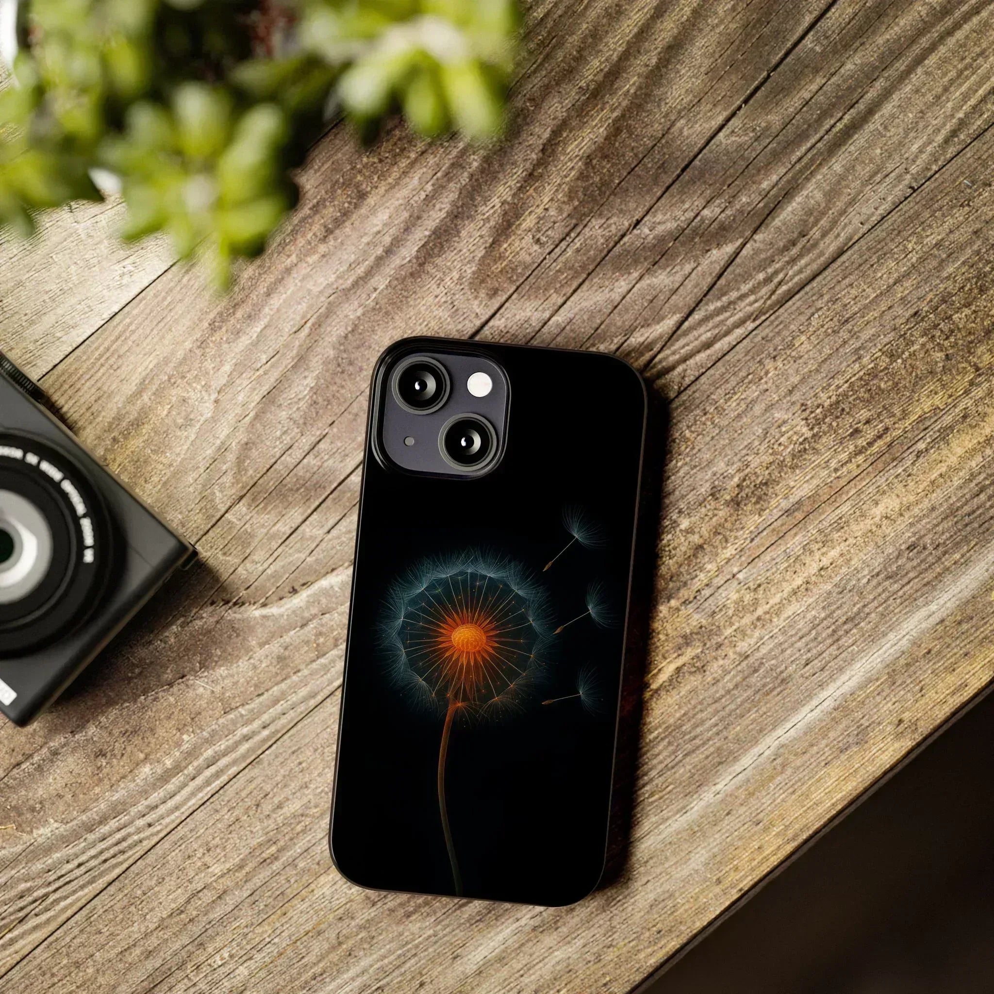Glowing Dandelion Phone Case for iPhone 11-16 - KARARMDESIGN