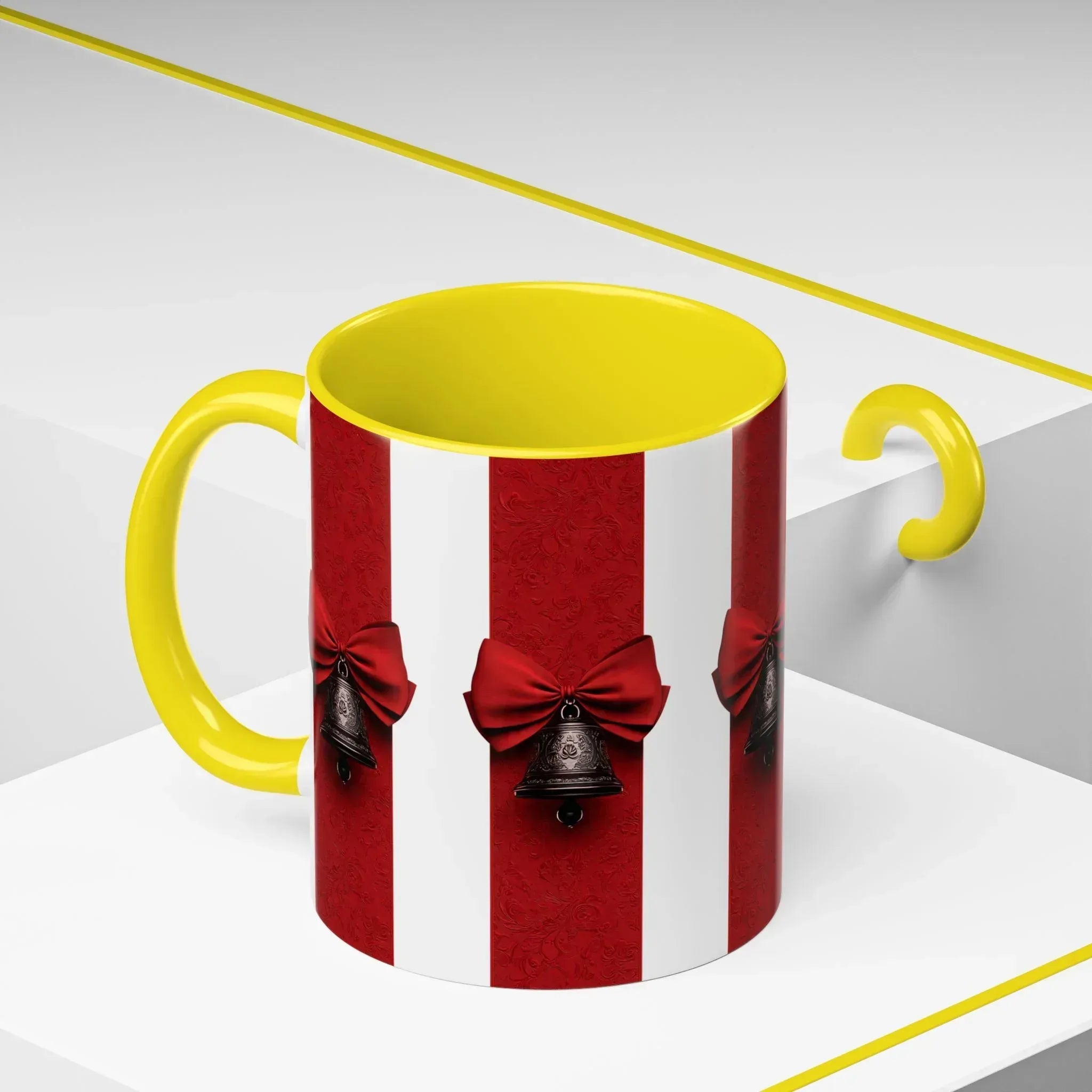Holiday Bells Mug - Accent Coffee Mug (11, 15oz) - KARARMDESIGN