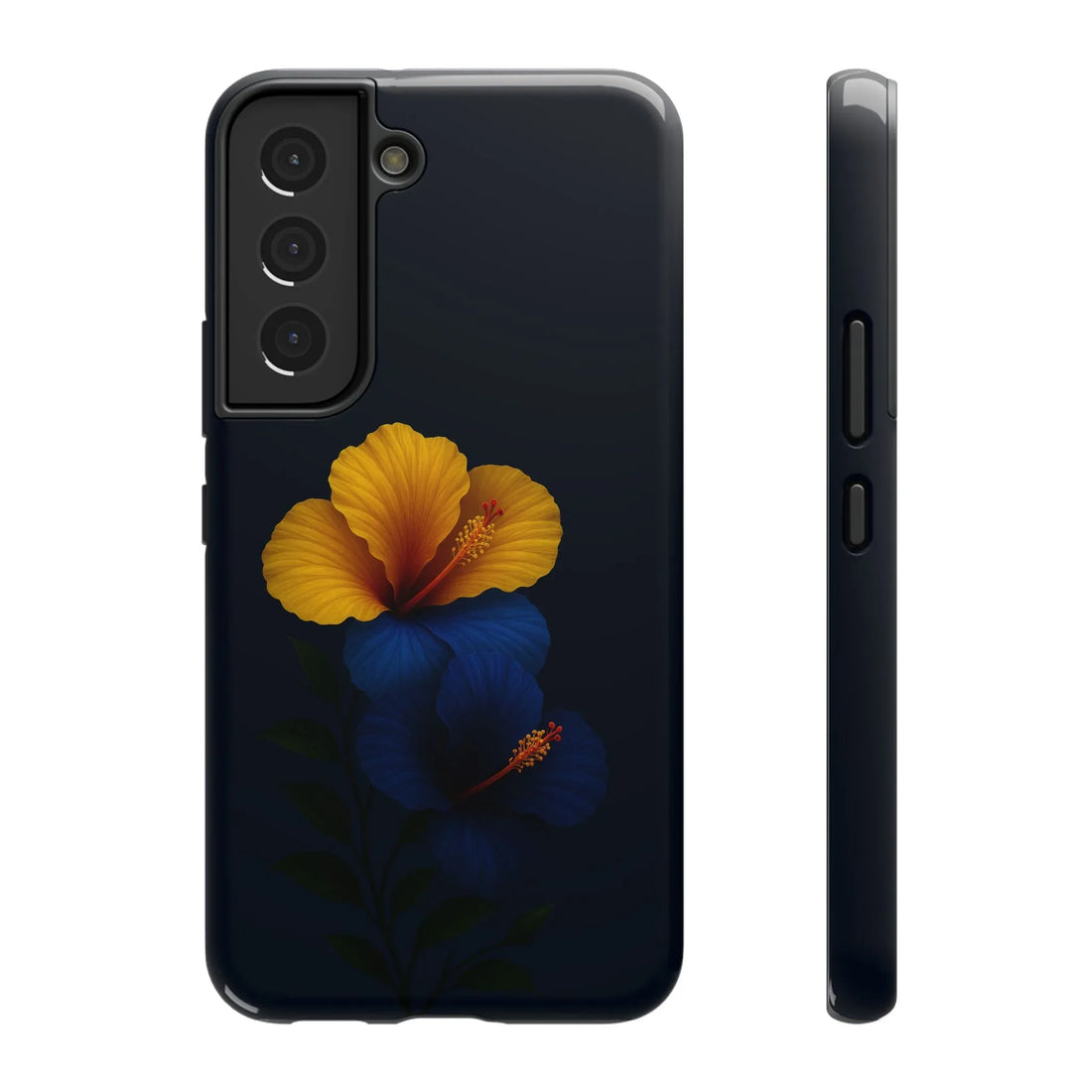 Elegant Hibiscus Phone Case for iPhone 11-17 and Galaxy S21-S22 - KARARMDESIGN