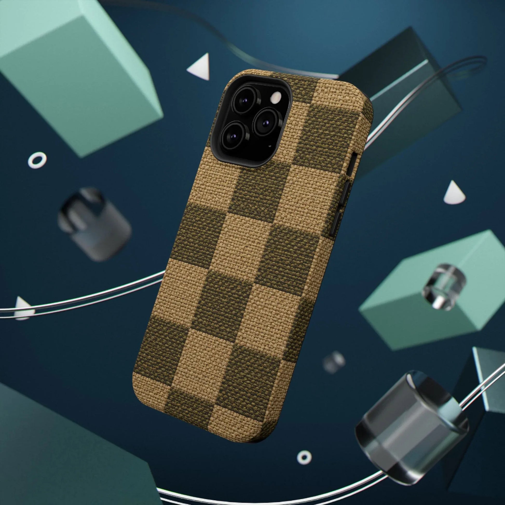 Rustic Woven Phone Case for iPhone 11-17 and Galaxy S21-S22 - KARARMDESIGN