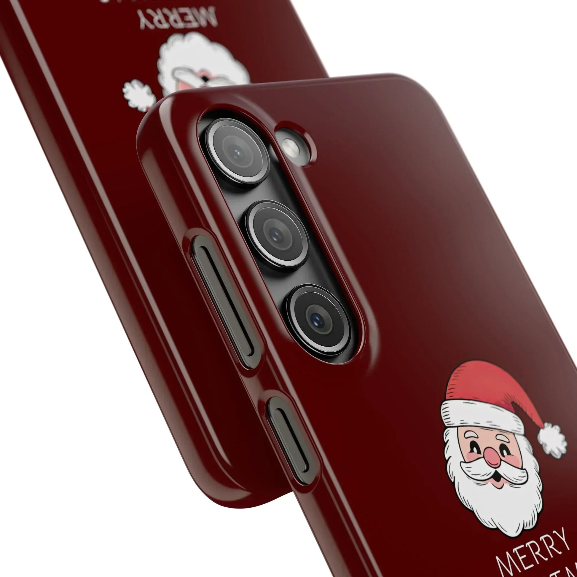 Crimson Claus Phone Case for iPhone 8-17 and Galaxy S20-S25 - KARARMDESIGN
