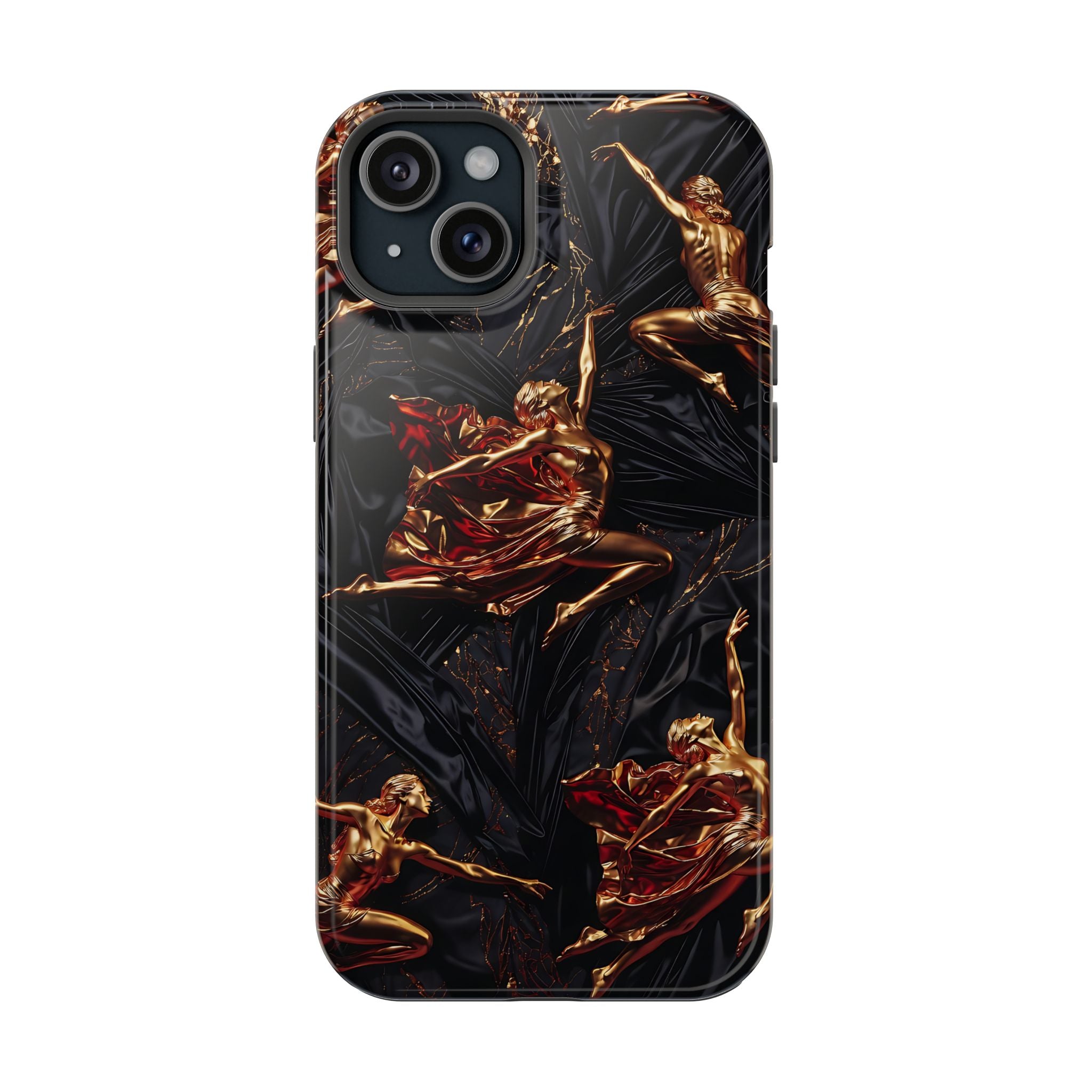 Gold Sculpture Phone Case for iPhone 13-17 & Samsung Galaxy S26