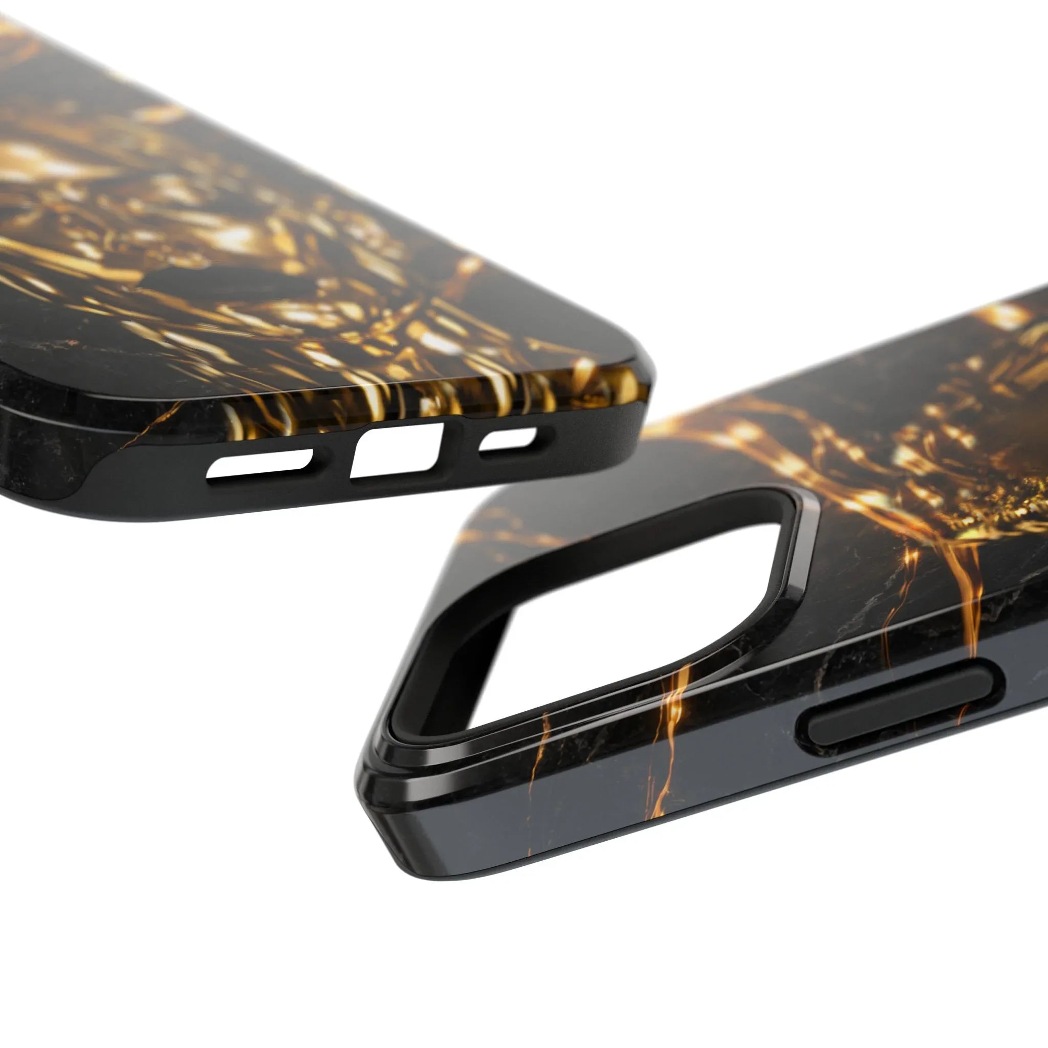 Luxury Gold Portrait Phone Case for iPhone 11-17 and Galaxy S21-S25 - KARARMDESIGN
