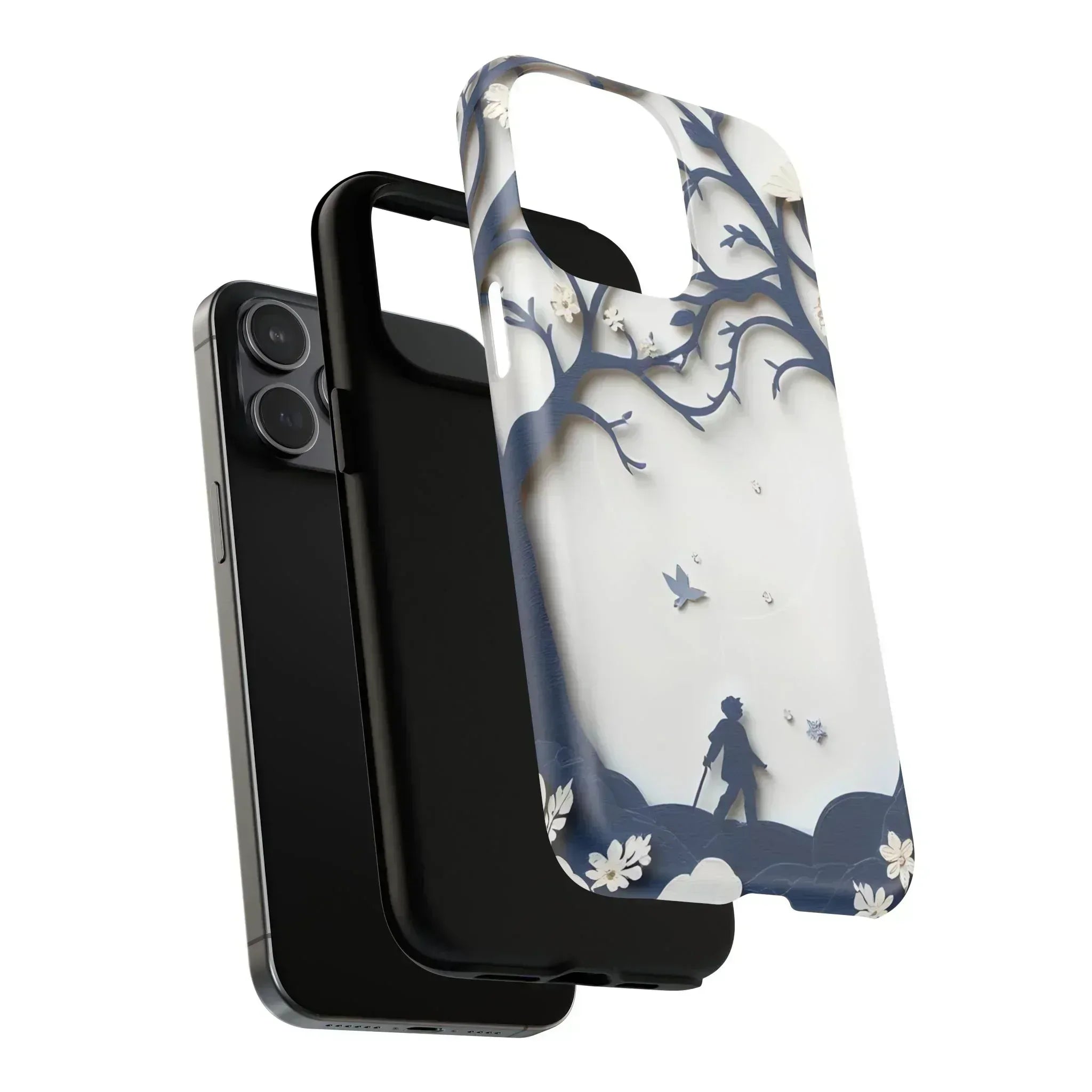 Nature Silhouette Phone Case for iPhone 14-16 - KARARMDESIGN
