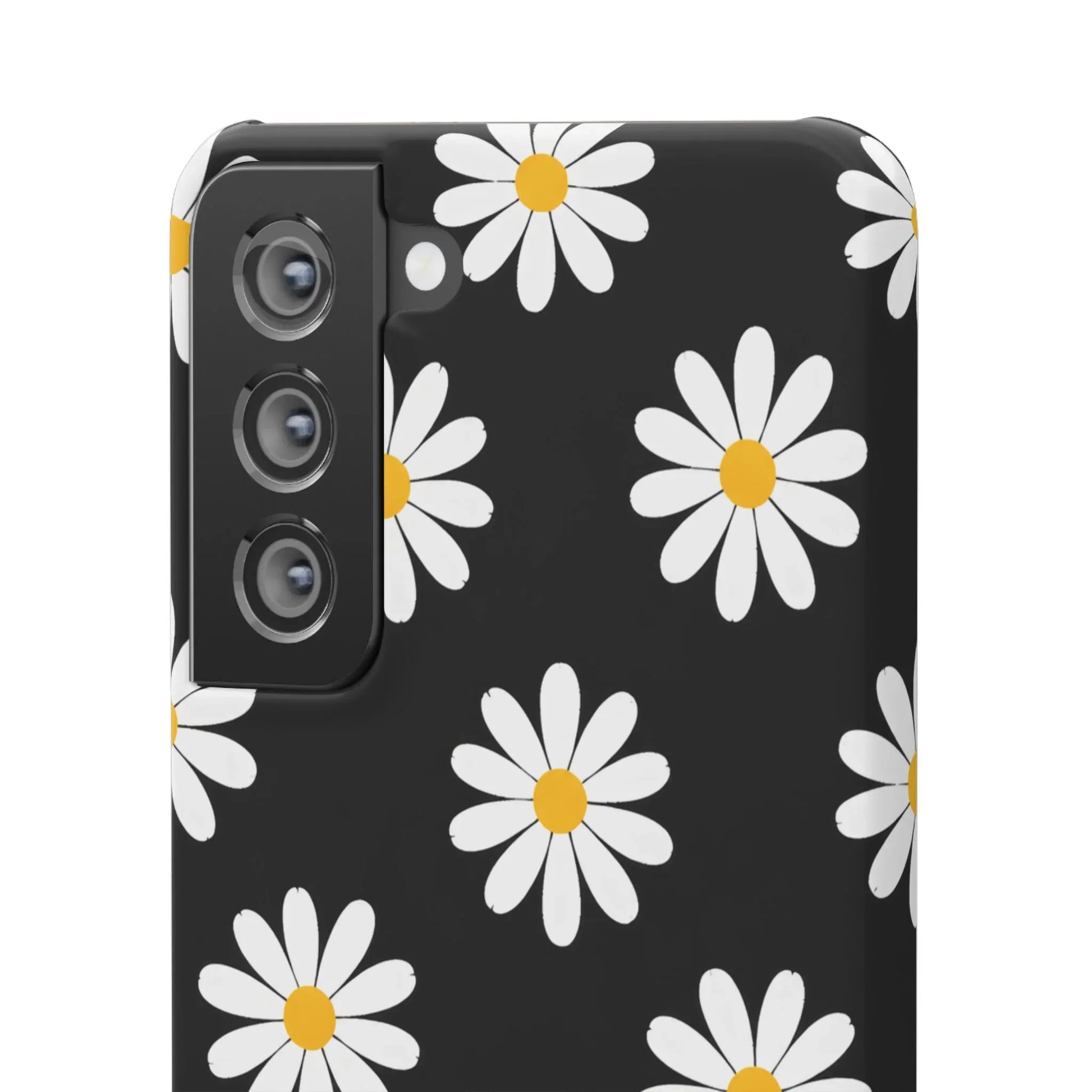 Daisy Charm Phone Case for iPhone 11-17 and Galaxy S20-S25 - KARARMDESIGN