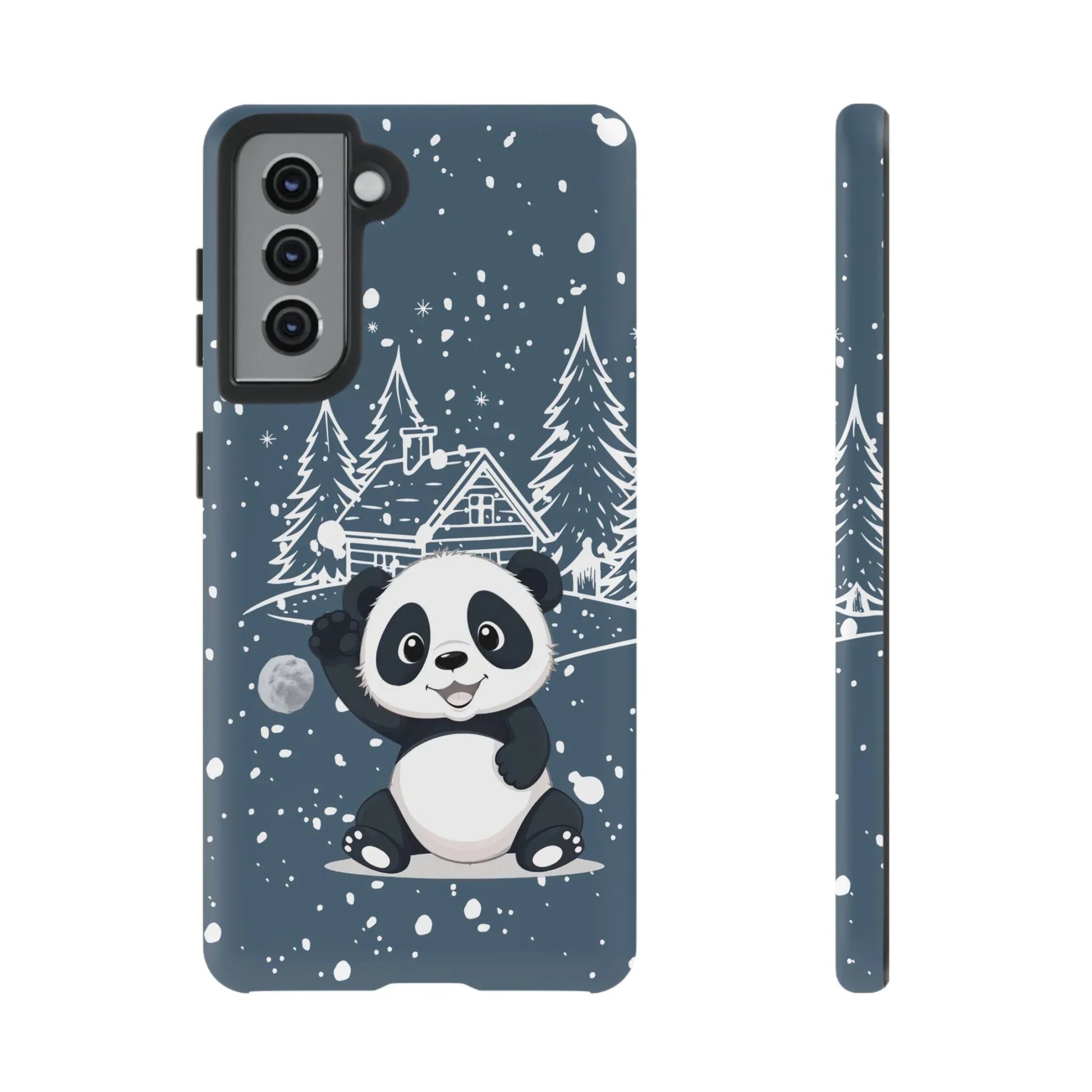 Cute Panda Phone Case for Samsung Galaxy and Google Pixel - KARARMDESIGN
