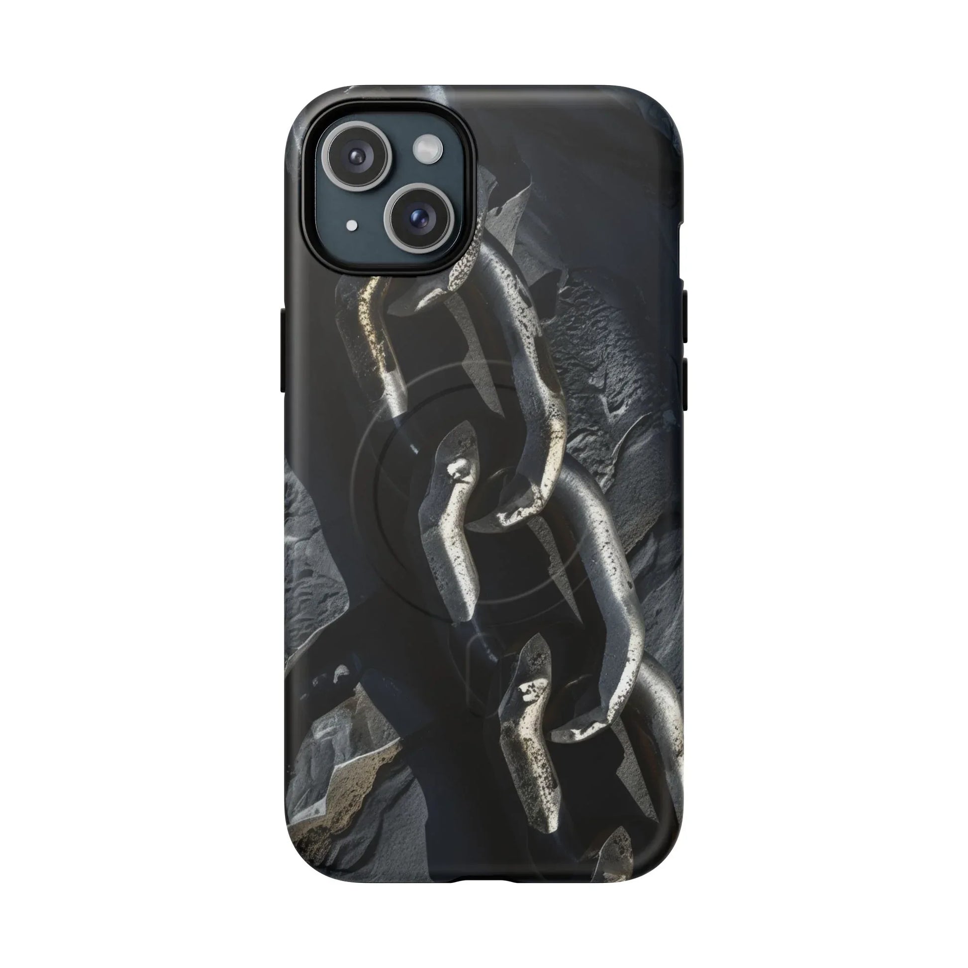 “Iron Chain” Tough Magnetic Phone Case for iPhone 13-17 - KARARMDESIGN