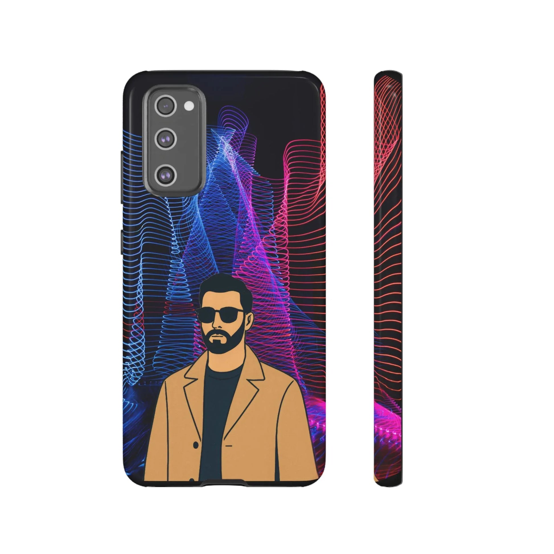 Bearded Style Phone Case for iPhone 11-17 and Galaxy S20-S25 - KARARMDESIGN