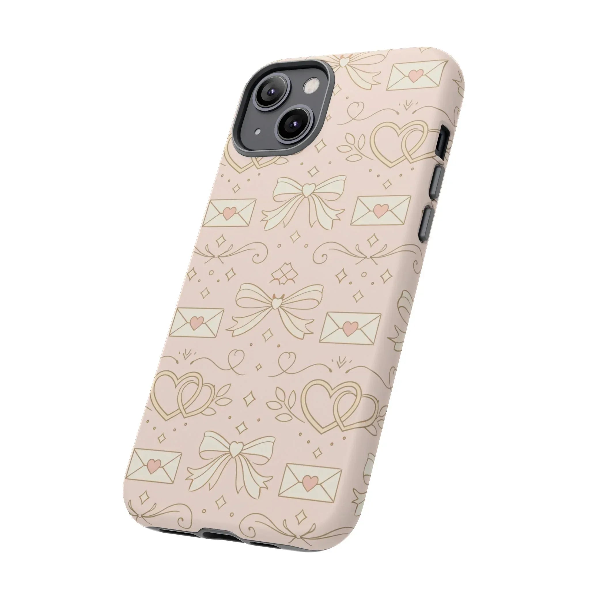 Sweet Romance Tough Phone Case for iPhone 11–17 & Galaxy S10–S25 - KARARMDESIGN