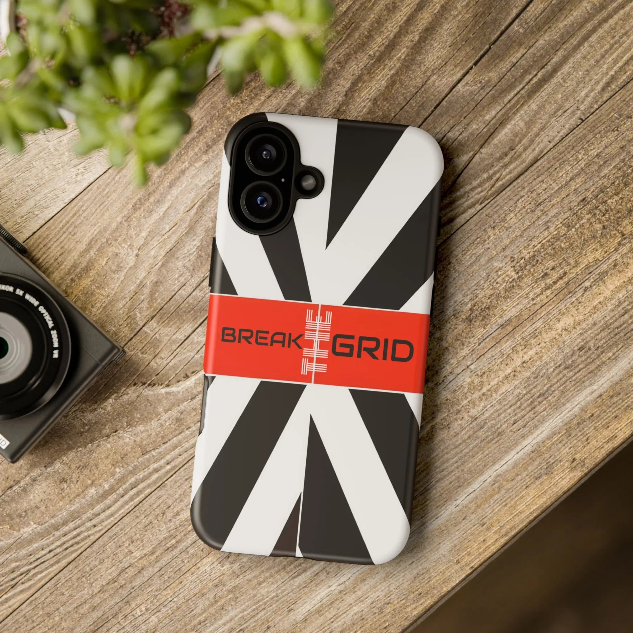 Break The Grid Phone Case for iPhone 11–16 and Galaxy S20–S25 - KARARMDESIGN