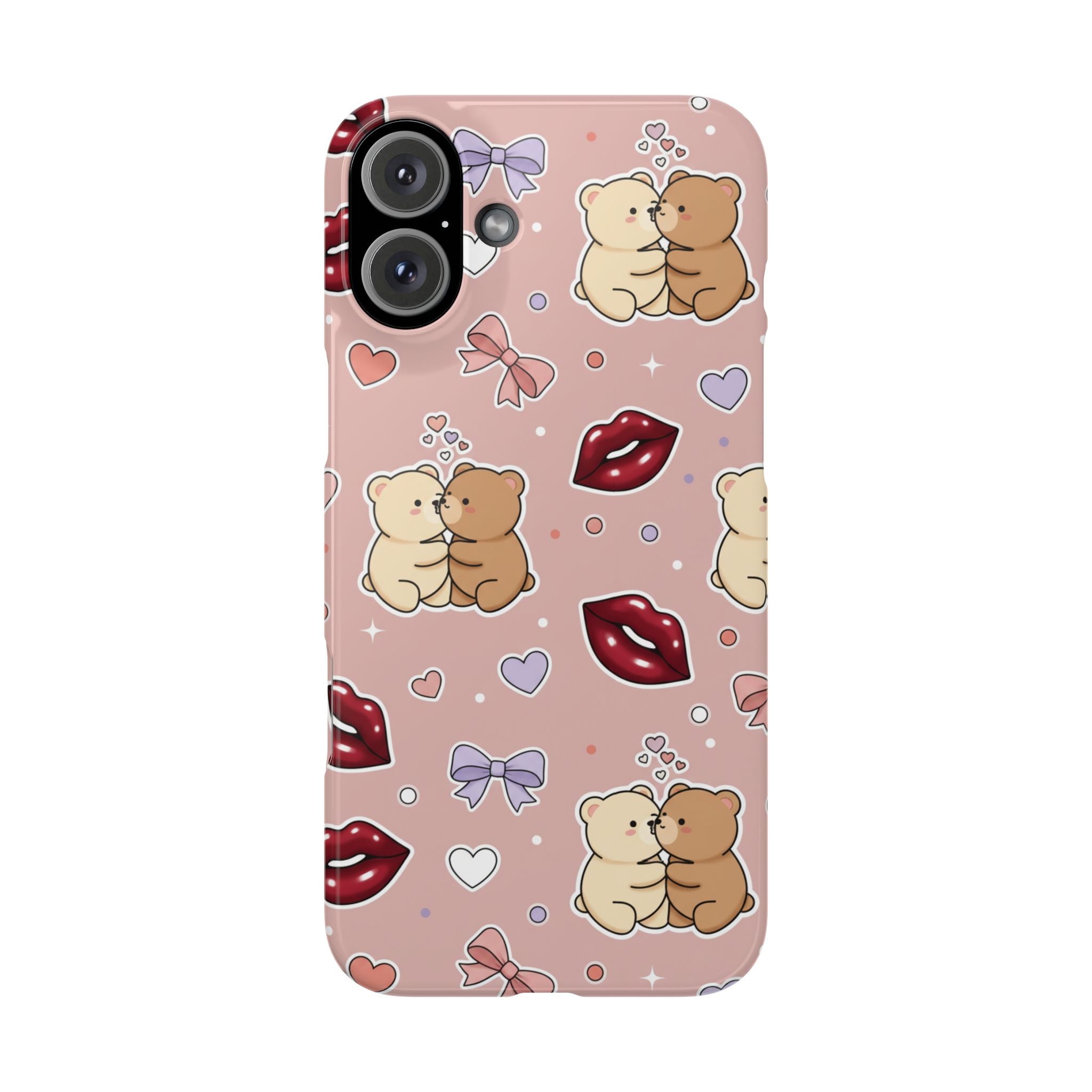 Bear Hug Bliss Phone Case for iPhone 11–17