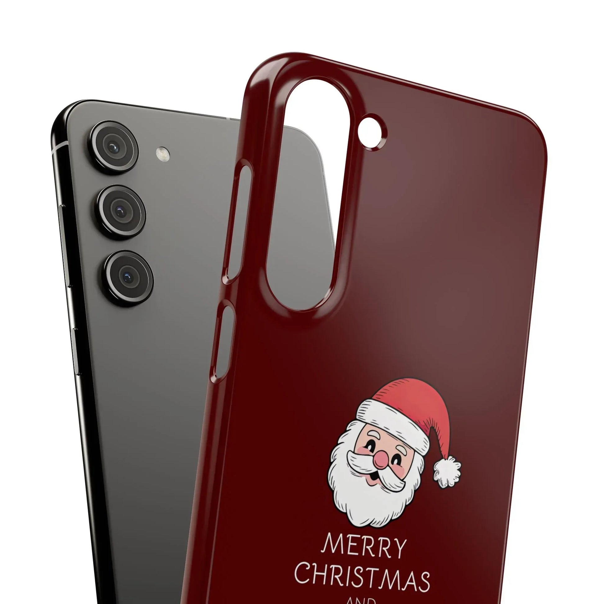 Crimson Claus Phone Case for iPhone 8-17 and Galaxy S20-S25 - KARARMDESIGN
