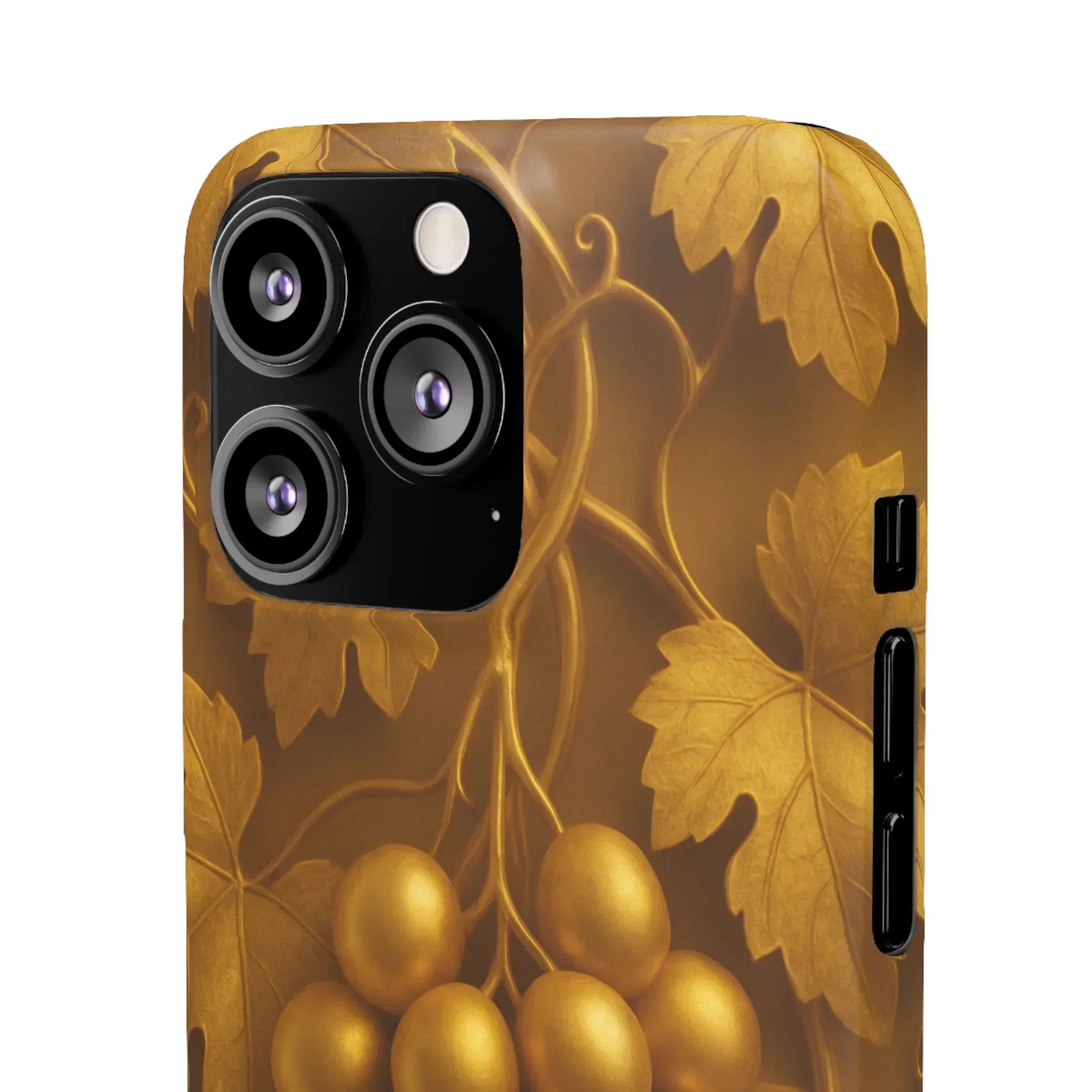 Golden Grapes Phone Case for iPhone 7–16 Models - KarArmDesign