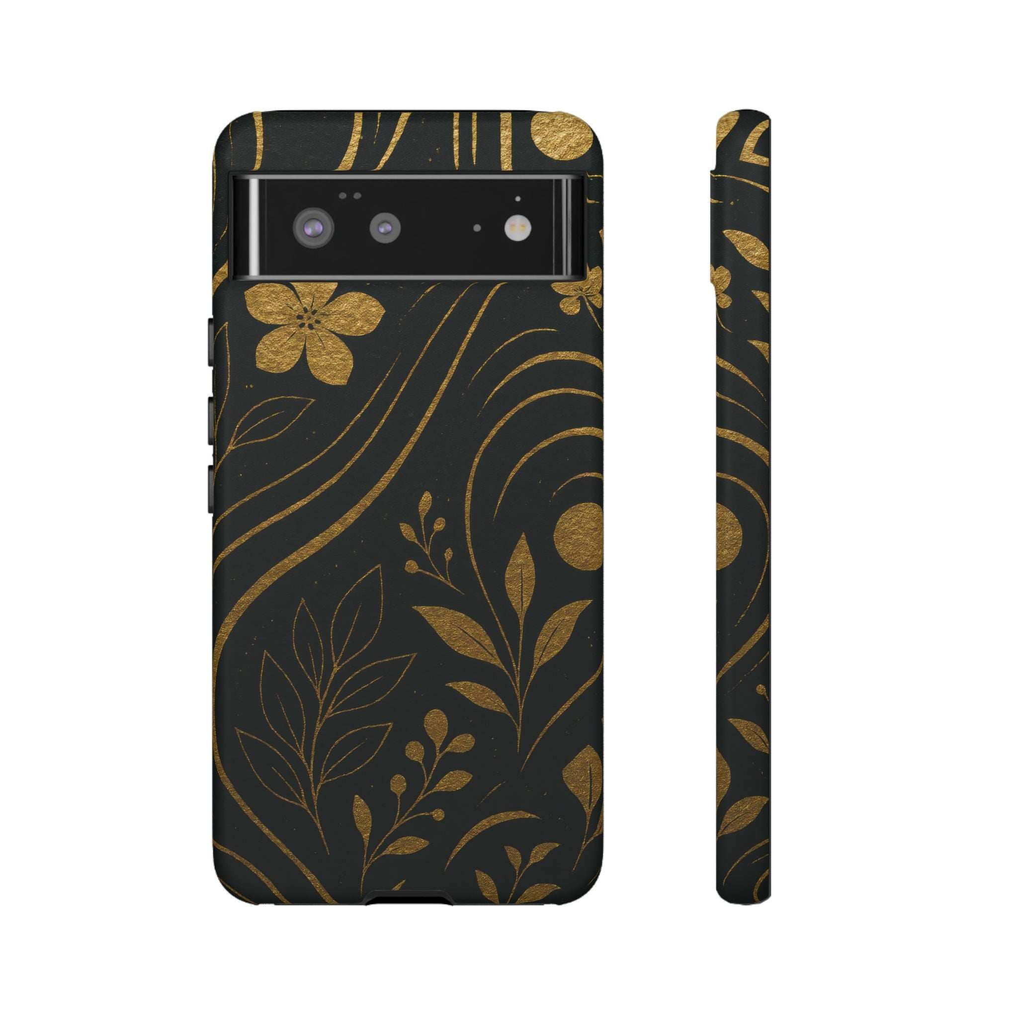 Gold Pattern Tough Phone Case for Samsung Galaxy & Google Pixel
