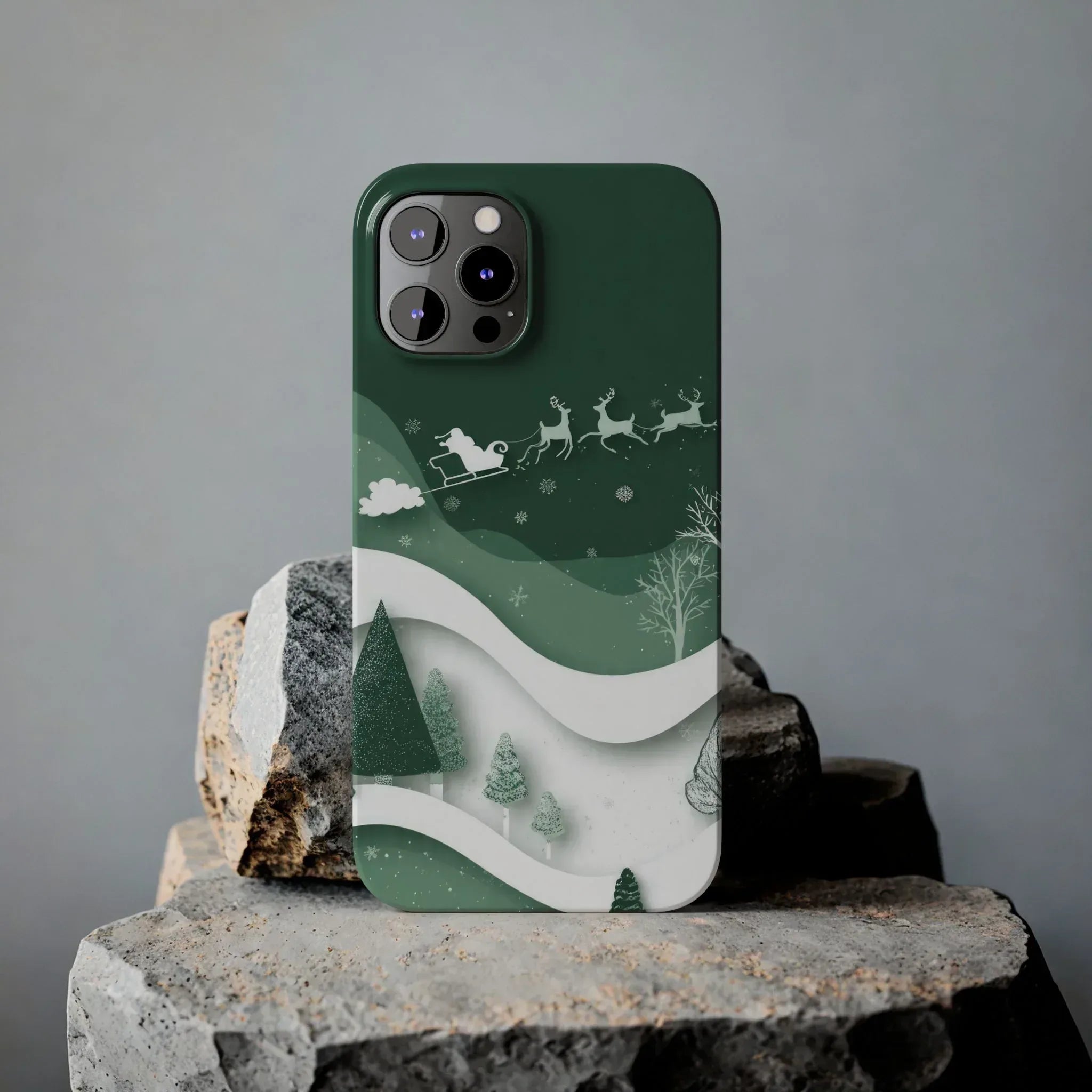Evergreen Forest Phone Case for iPhone 11–17 - KARARMDESIGN