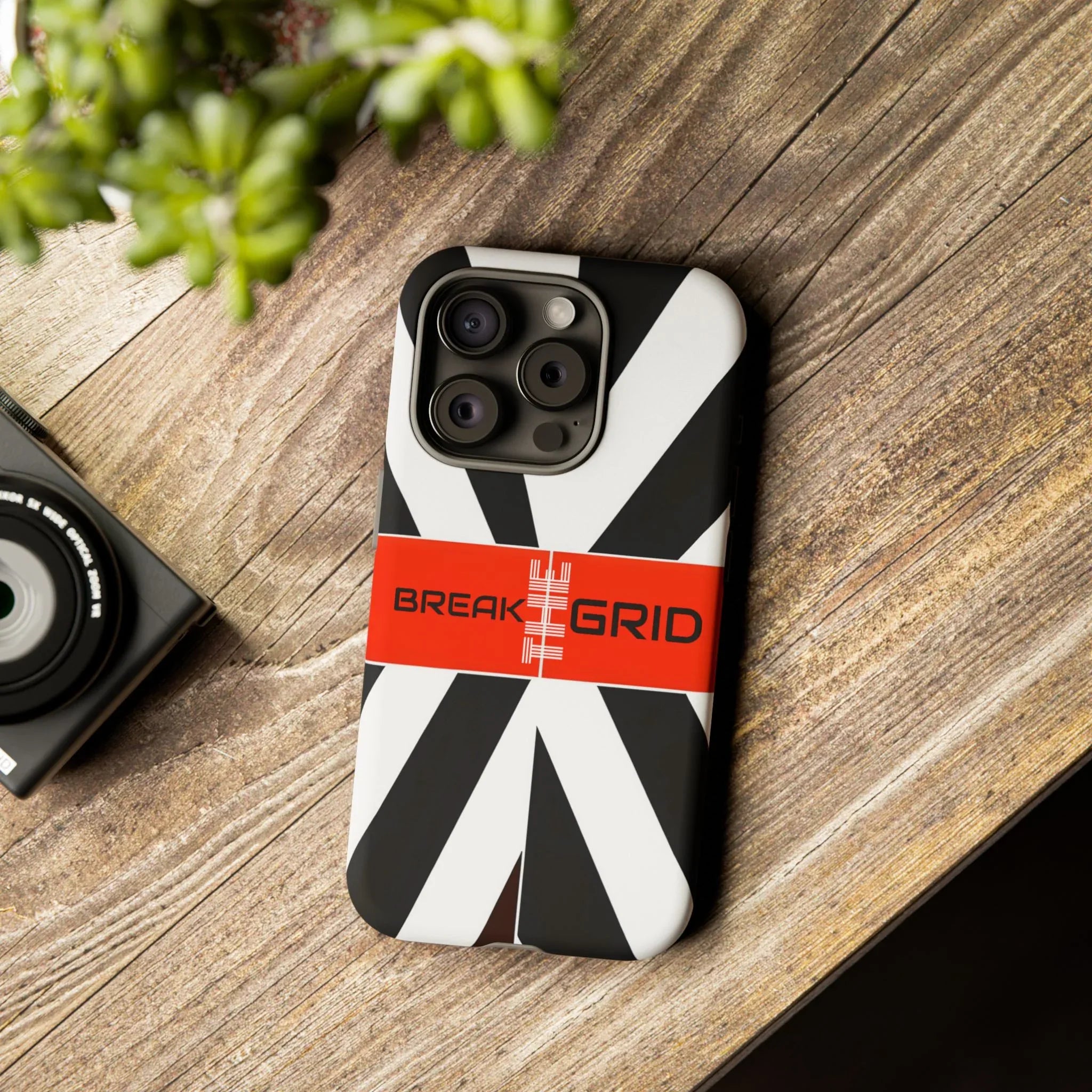 Break The Grid Phone Case for iPhone 11–16 and Galaxy S20–S25 - KARARMDESIGN