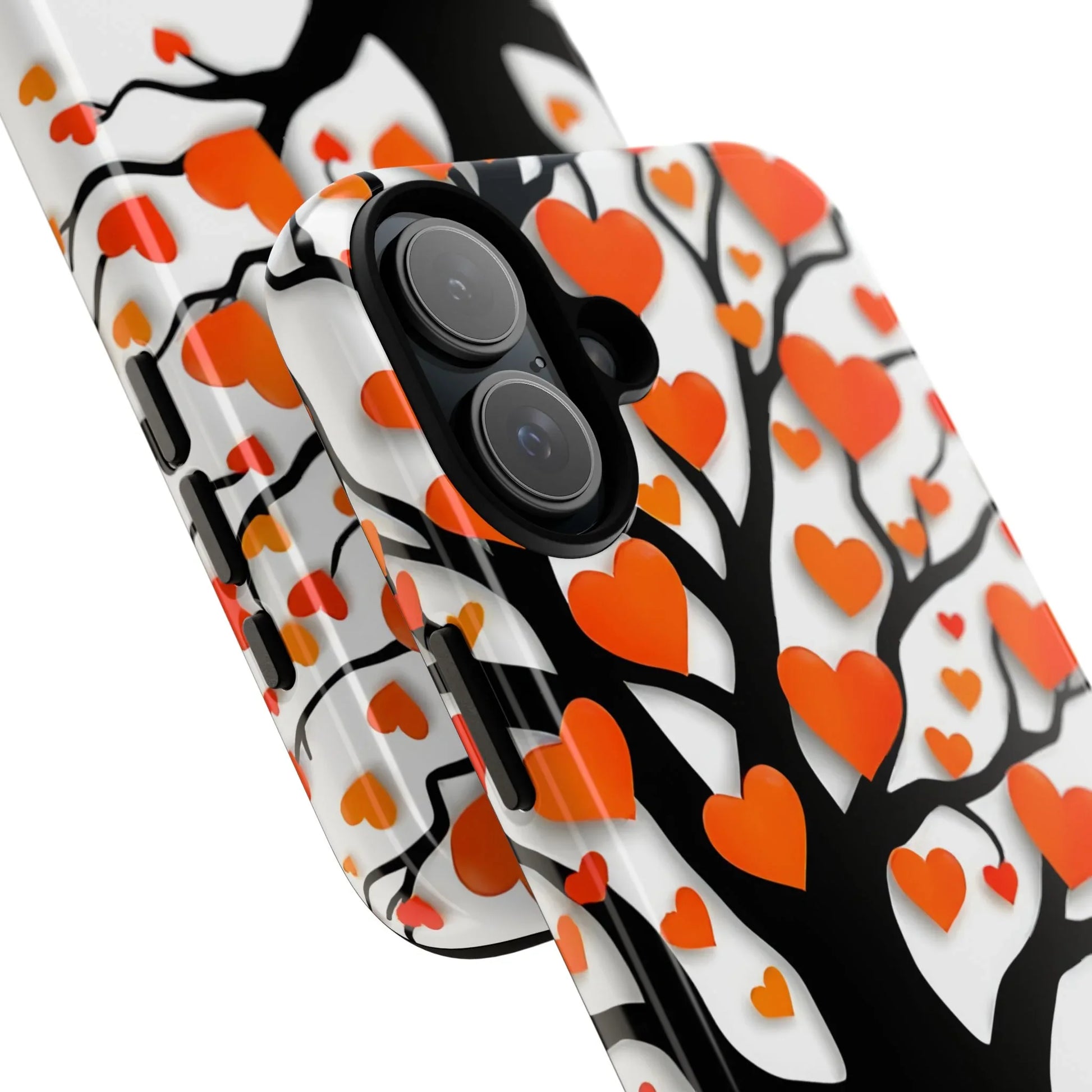 Heart Design Phone Case for iPhone 11–17 and Galaxy S20–S25 - KARARMDESIGN