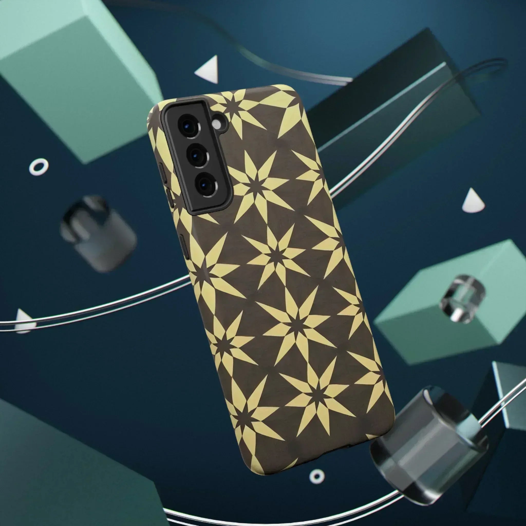 Star Phone Case for iPhone 12-16 and Samsung Galaxy S21-S22 - KARARMDESIGN