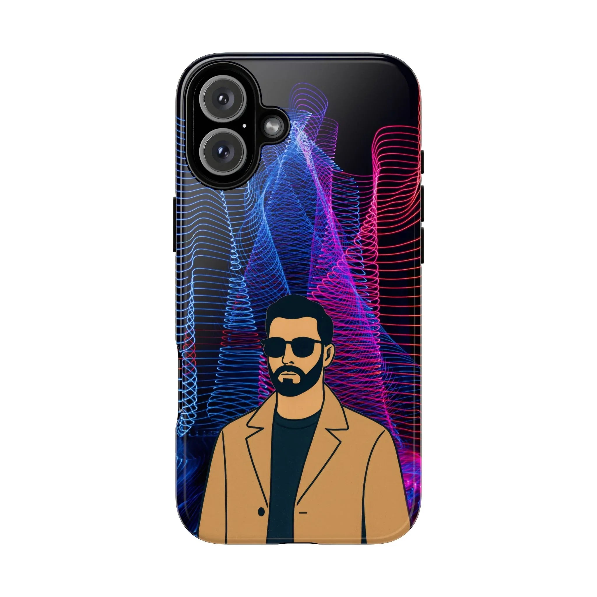 Bearded Style Phone Case for iPhone 11-17 and Galaxy S20-S25 - KARARMDESIGN