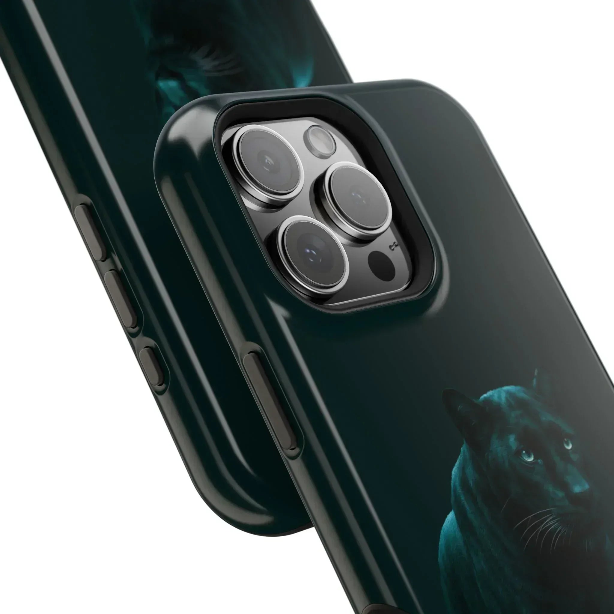 Black Panther Phone Case for iPhone 12-16 and Galaxy S21-S22 - KARARMDESIGN