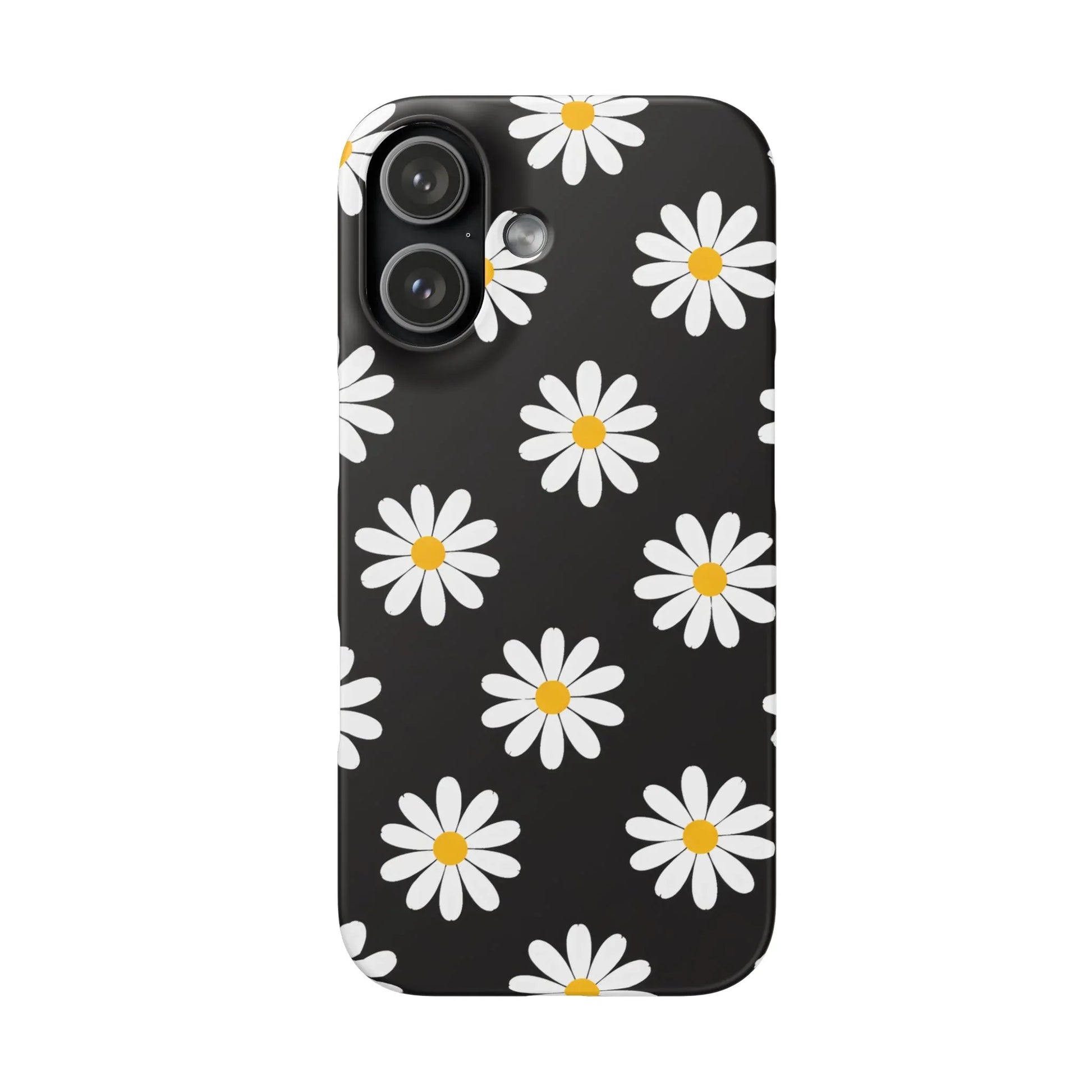 Daisy Charm Phone Case for iPhone 11-17 and Galaxy S20-S25 - KARARMDESIGN