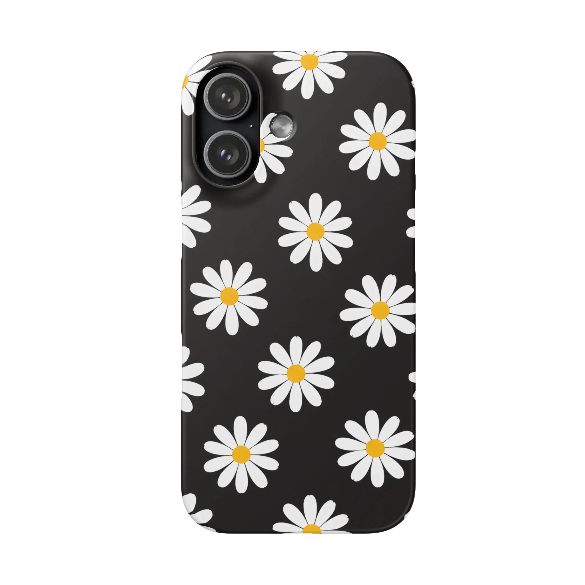 Daisy Charm Phone Case for iPhone 11-17 and Galaxy S20-S25 - KARARMDESIGN